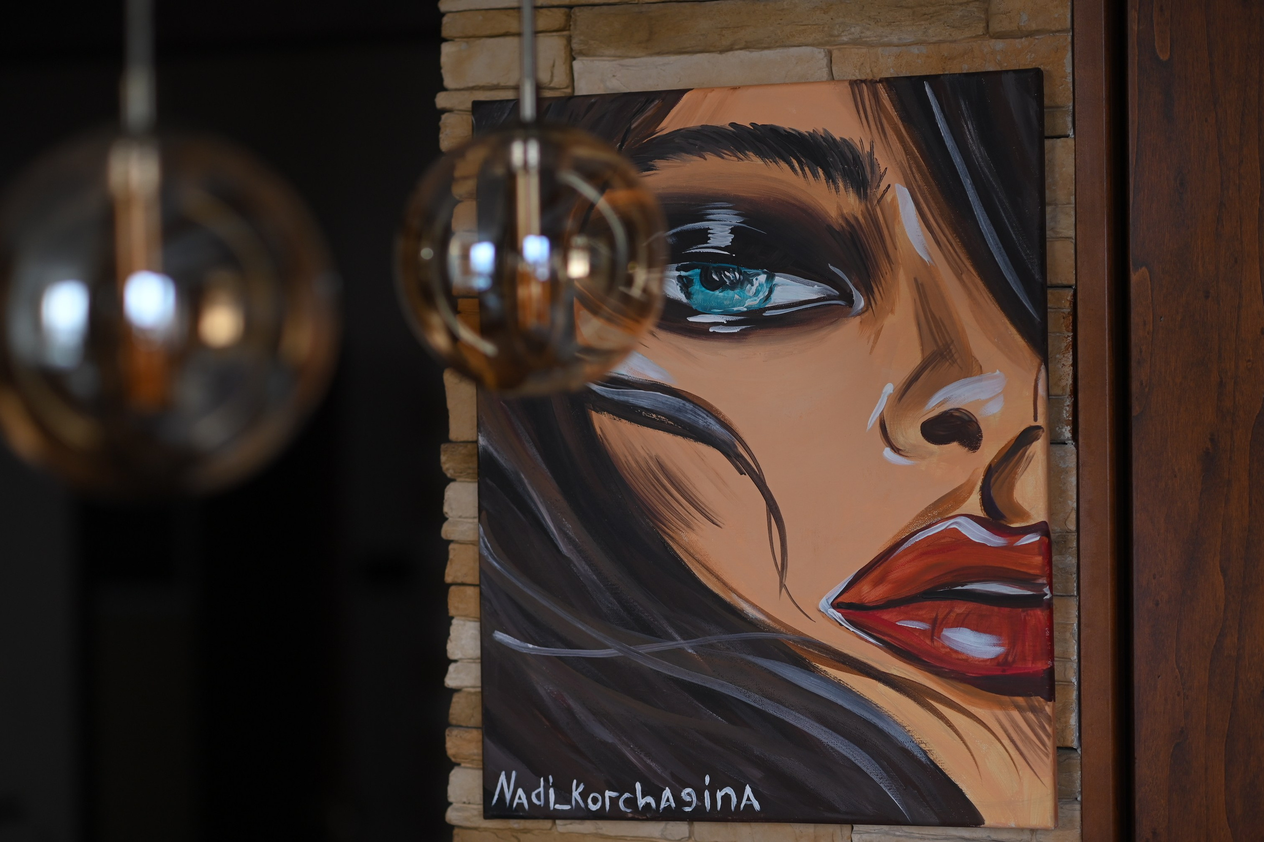 Девушка. Художник интерьерных картин на заказ в Москве Nadi_Korchagina