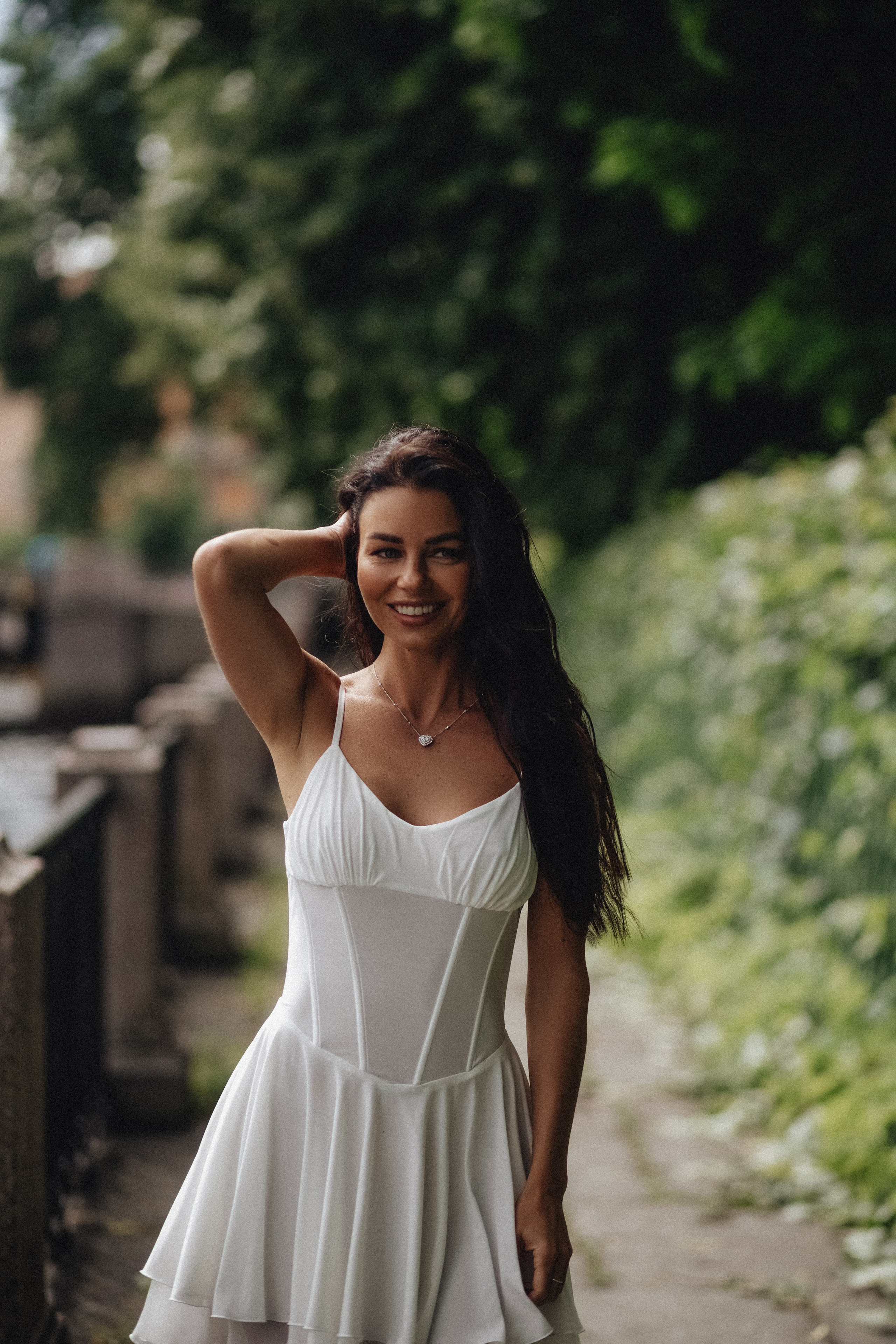 Alexandra | Summer garden. NatalieDmi — фотосессия беременности, семейный фотограф, портрет