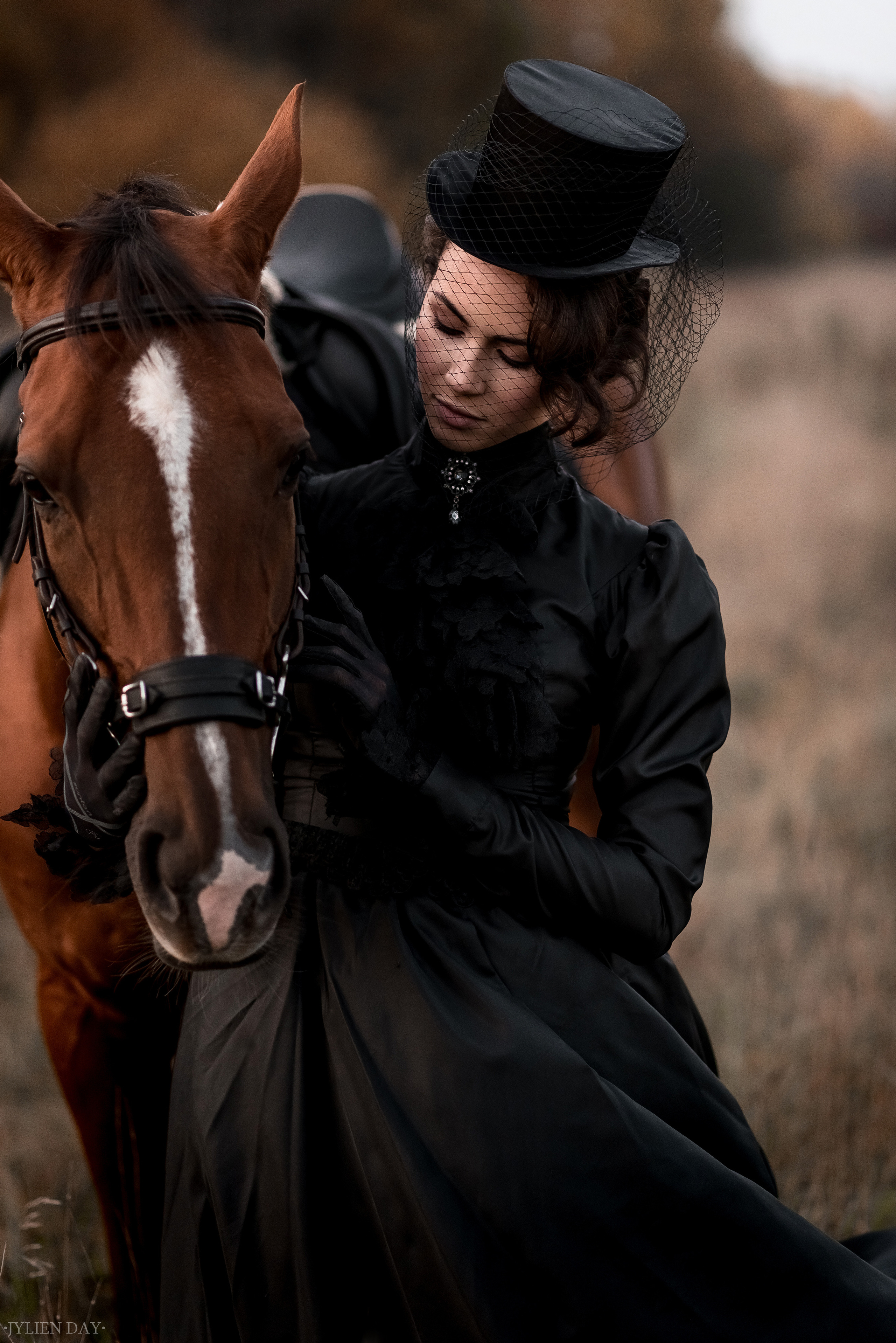 Фотосессия в викторианском стиле с лошадью. Юля Дэй • Фотограф, Санкт-Петербург
