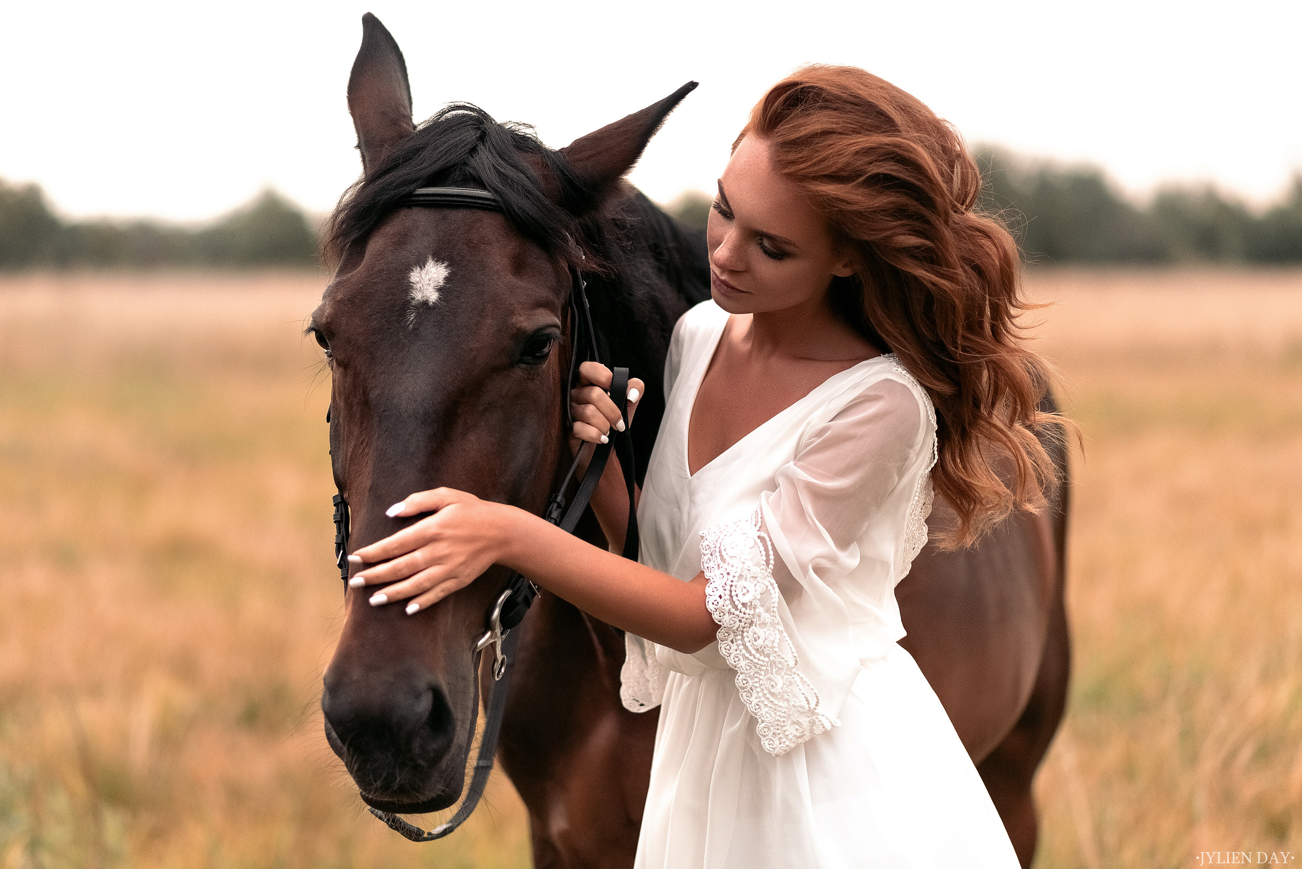 Свадьба в стиле бохо, фотосессия за городом