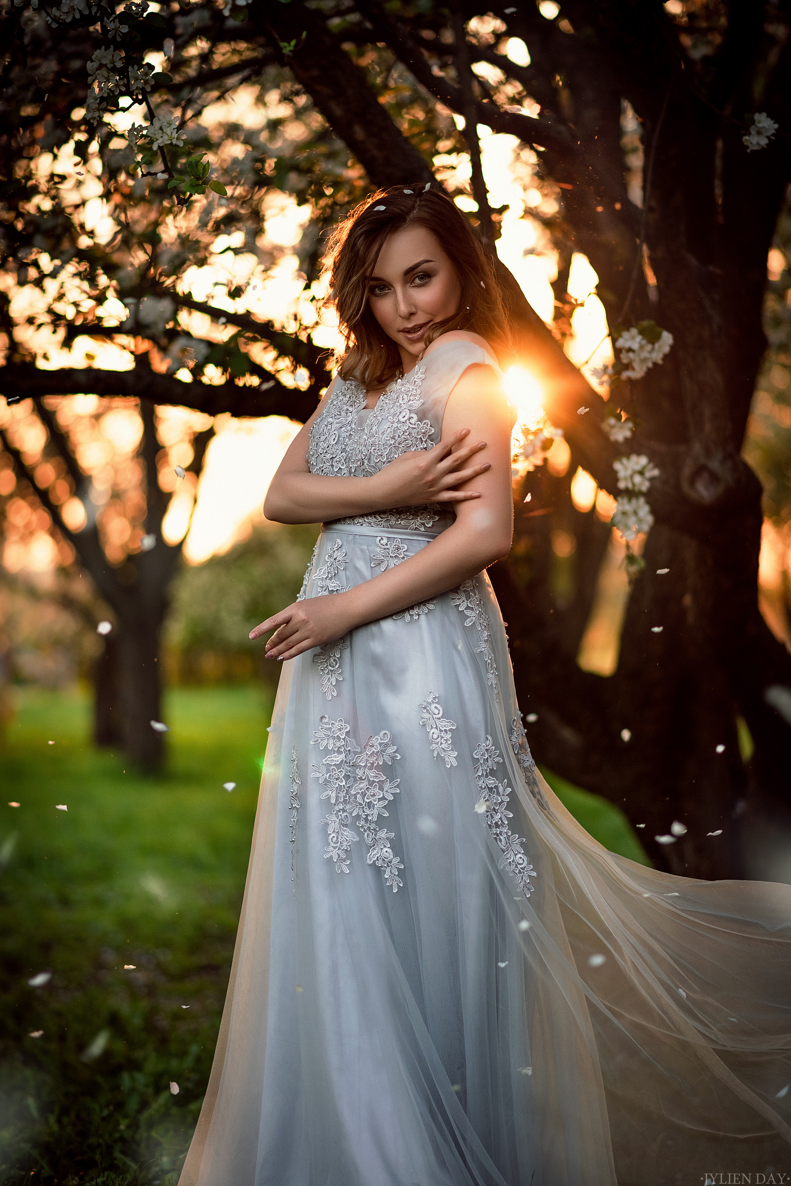 Фотосессия в яблоневом саду на закате. Юля Дэй • Фотограф, Санкт-Петербург