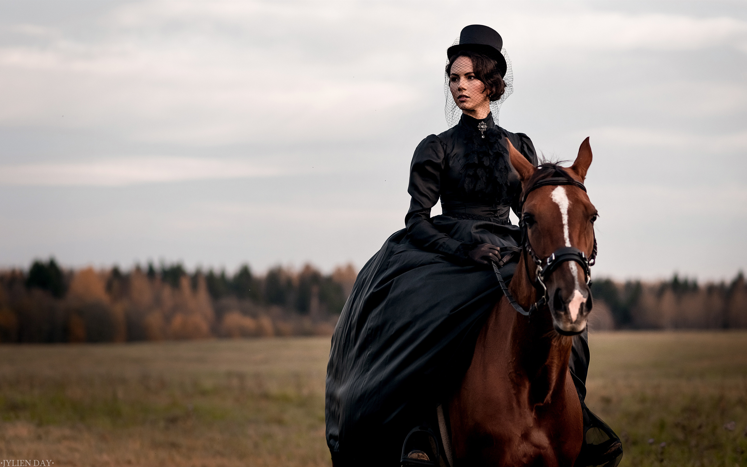 Фотосессия в викторианском стиле с лошадью. Юля Дэй • Фотограф, Санкт-Петербург