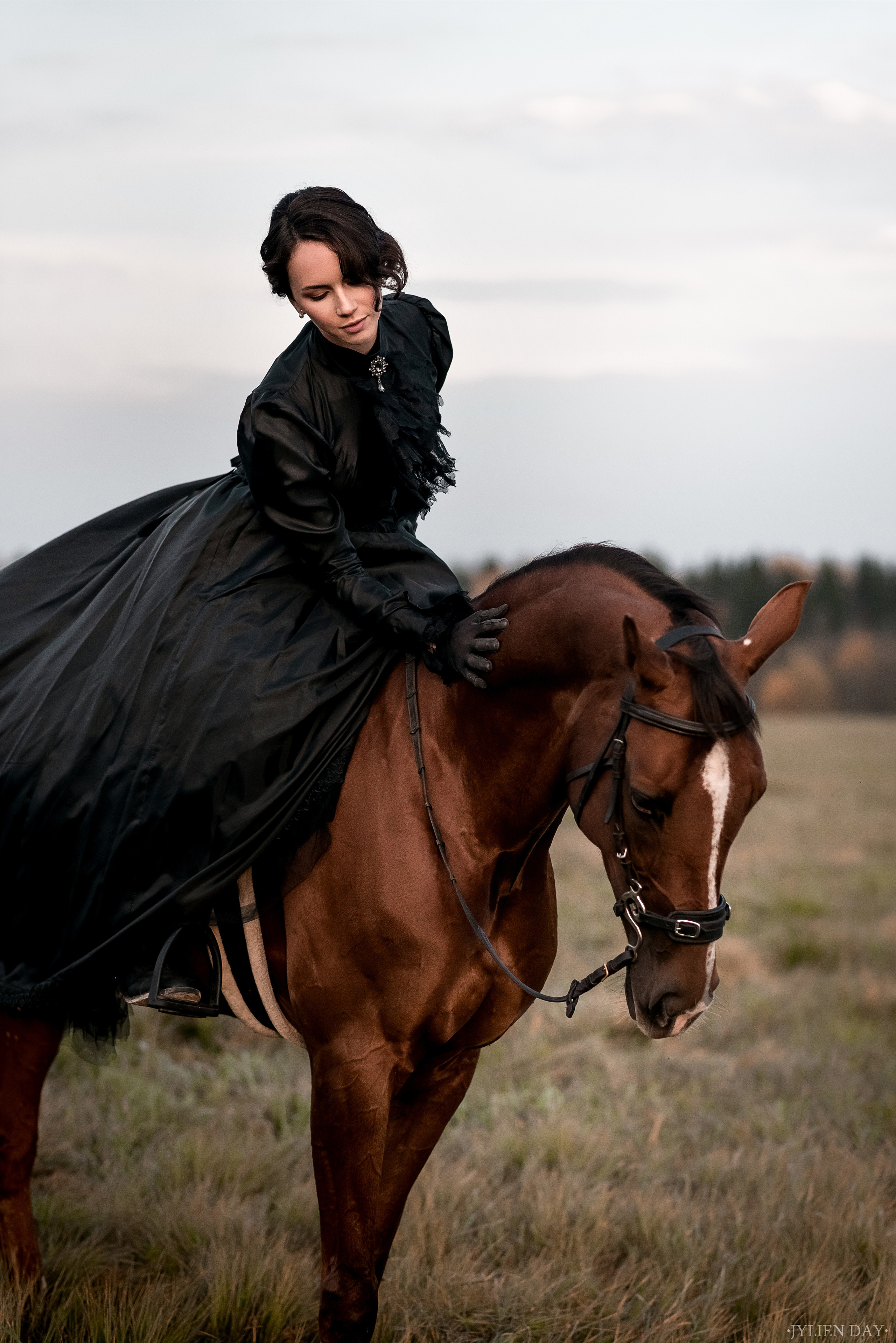Фотосессия в викторианском стиле с лошадью. Юля Дэй • Фотограф, Санкт-Петербург
