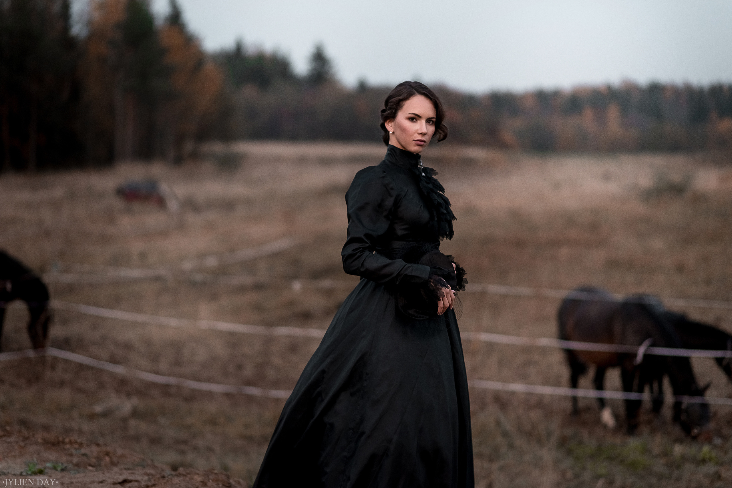 Фотосессия в викторианском стиле с лошадью. Юля Дэй • Фотограф, Санкт-Петербург