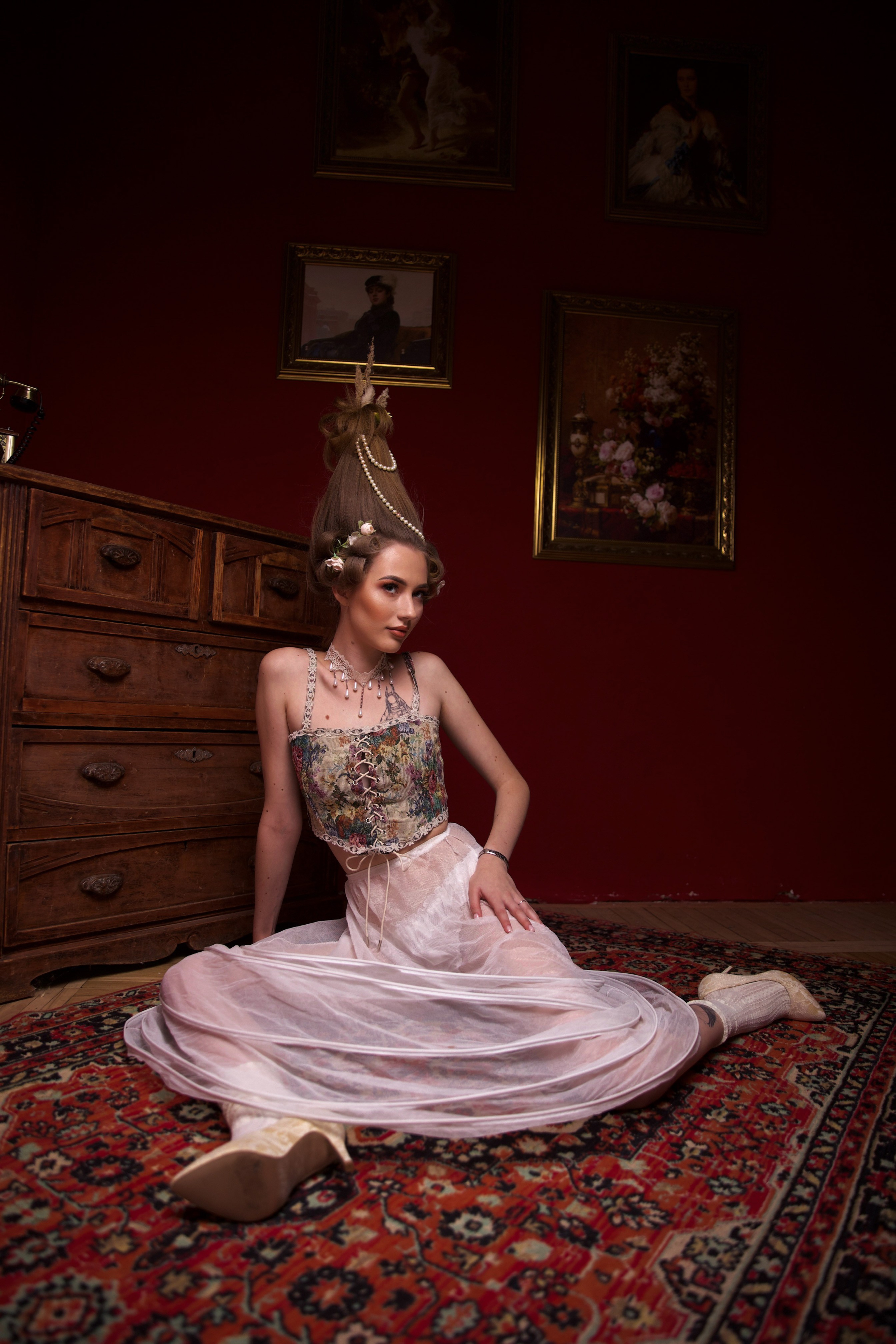 Придворные дамы. Фотограф Велькер Марина