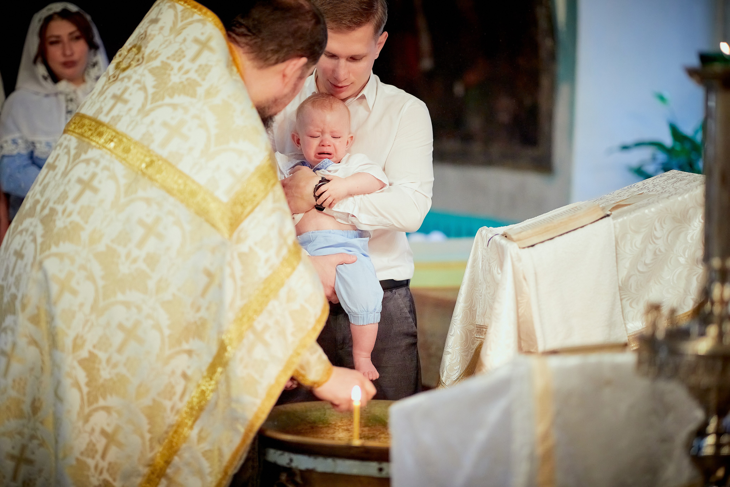 Крещение Егорушки. Семейный и детский фотограф в Ярославле Юлия Галашина