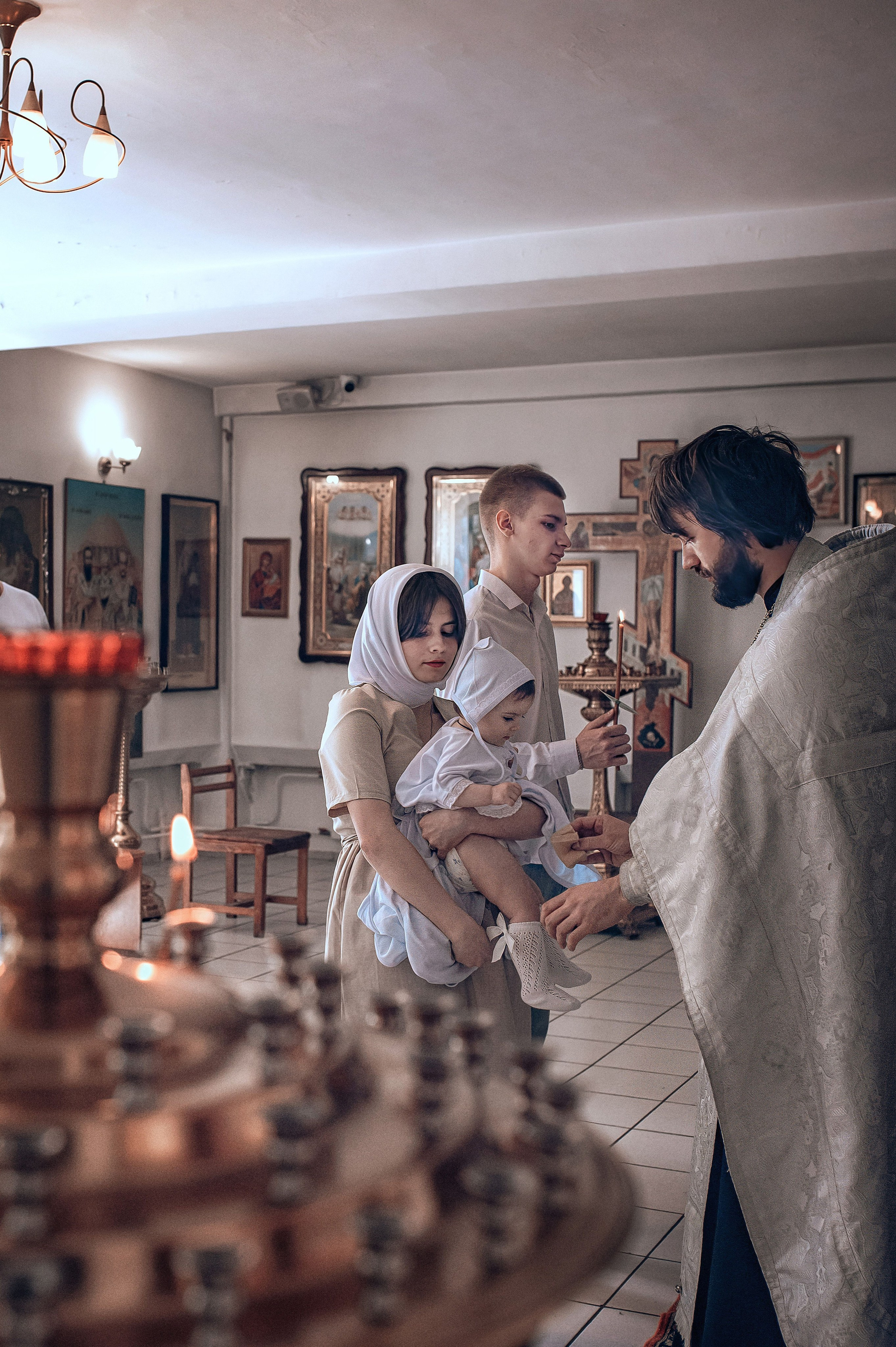 Фото крещения в Красноярске. Фотографы крещения/венчания  Красноярск Татьяна и Вячеслав Переваловы