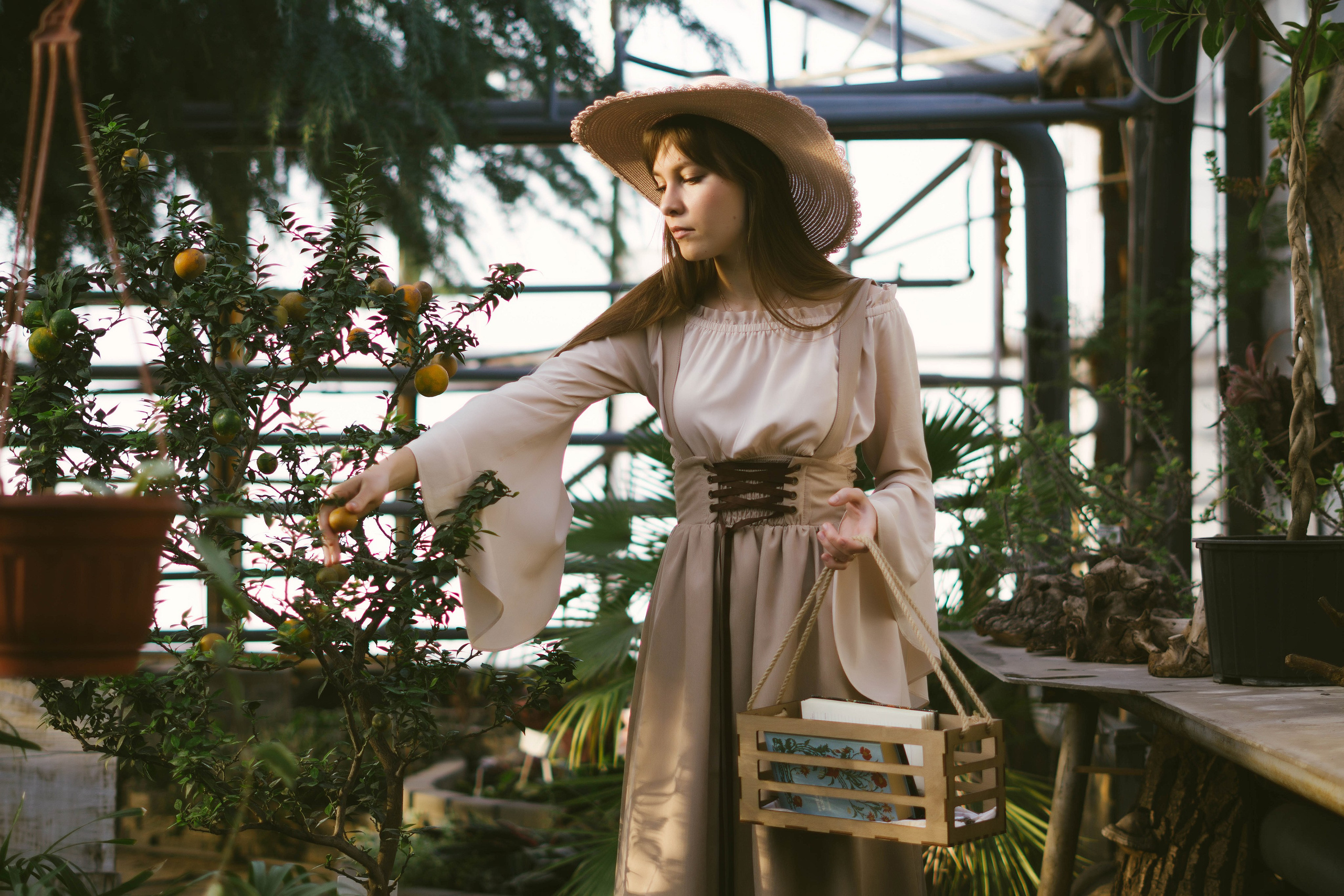 Съёмка в оранжерее. Фотограф в Липецке и Москве Рыкова Юлия