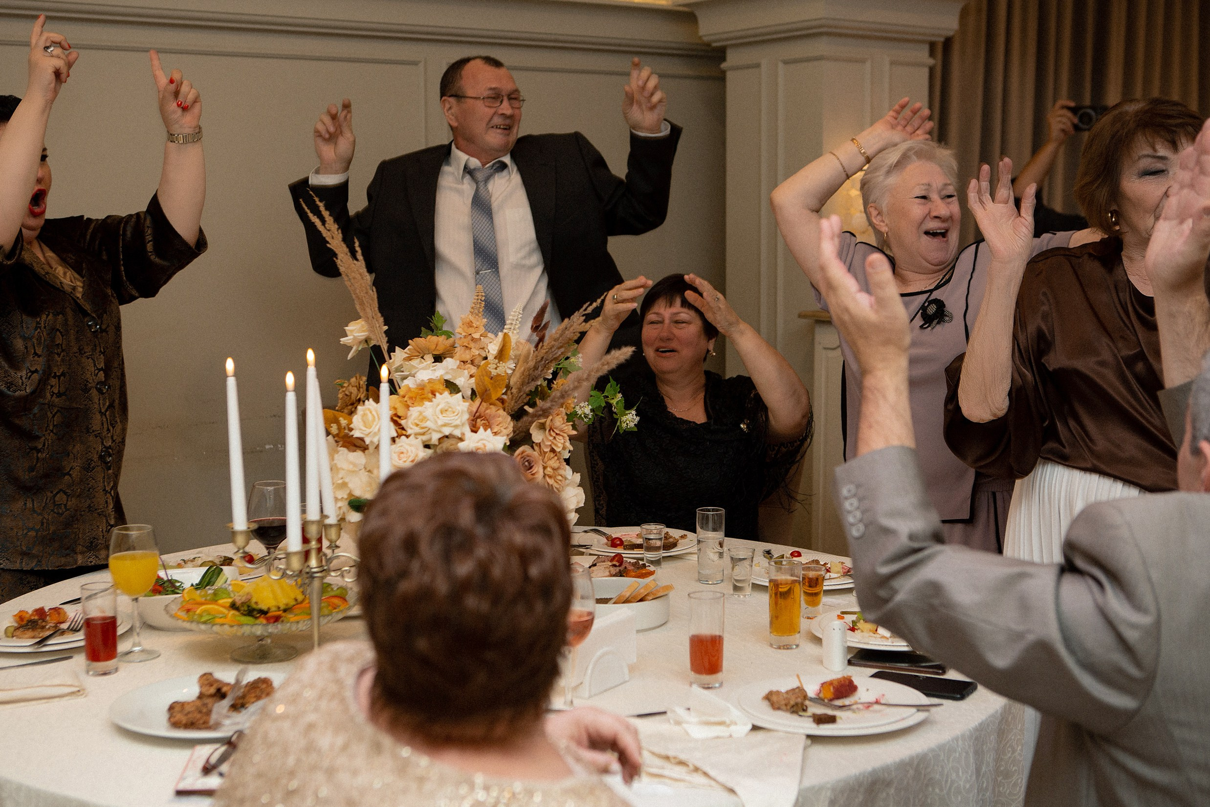 Свадьба с гостями. Свадебный и портретный фотограф Москва