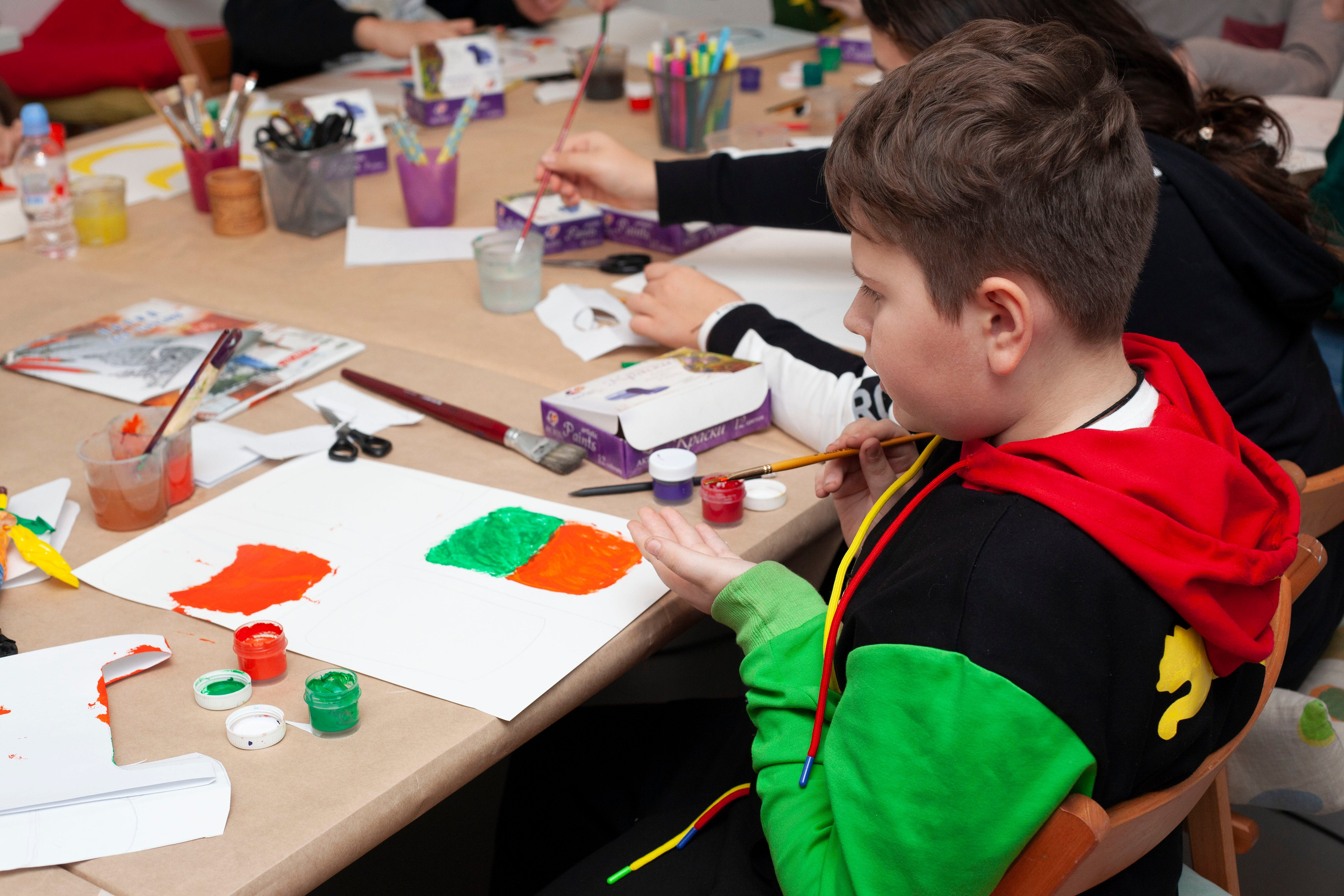 Детский мастер-класс в ММОМА. Stanislav Baryshev — People. Emotions. Atmosphere