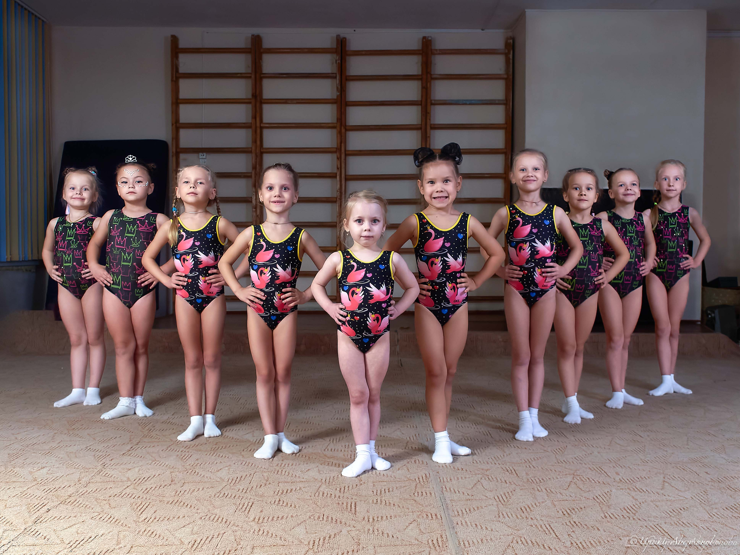 Фотосессия гимнасток в зале. Фотограф в Ульяновске Ирина Аверьянова