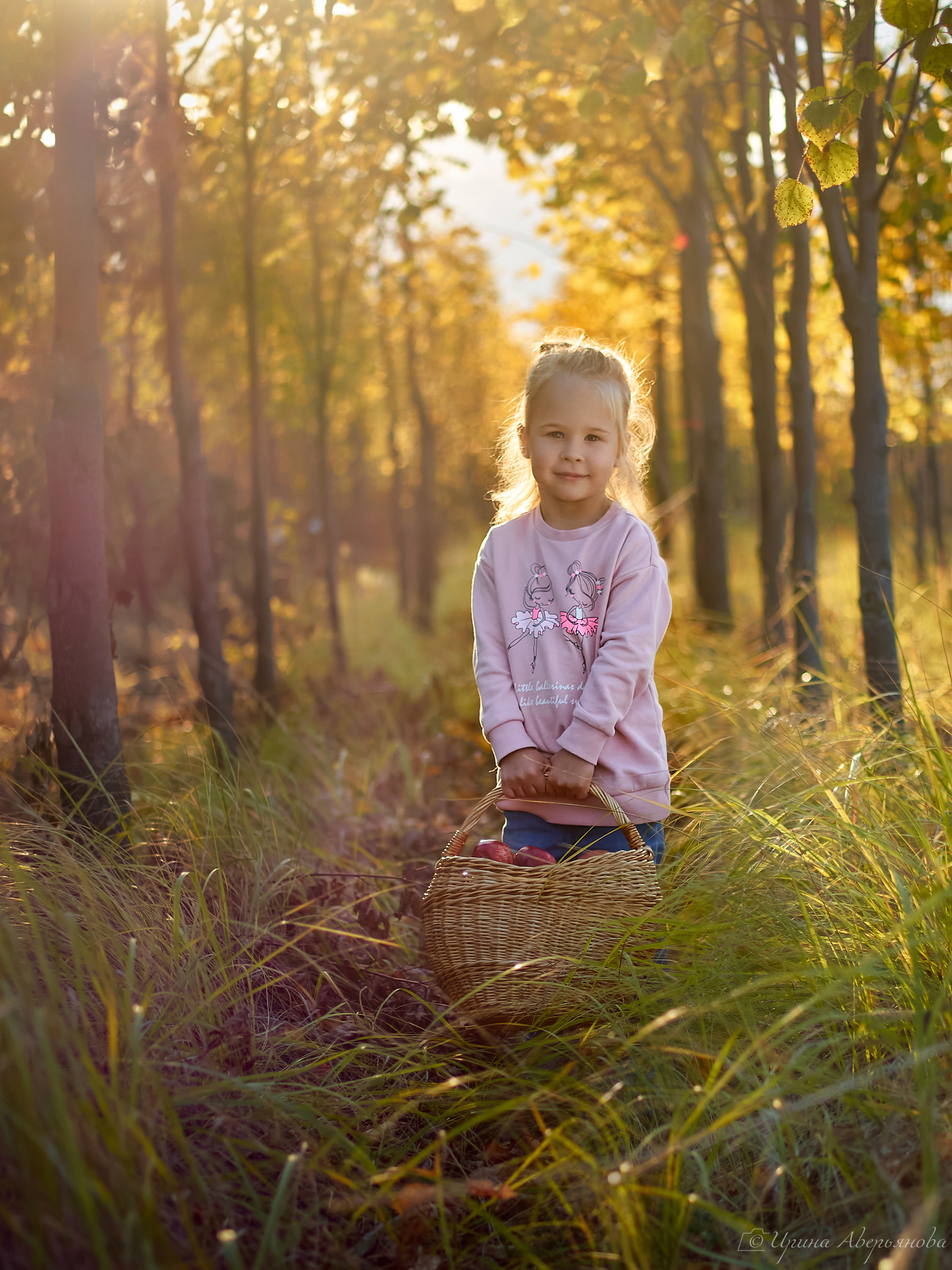 Осенняя фотосессия с яблоками. Фотограф в Ульяновске Ирина Аверьянова