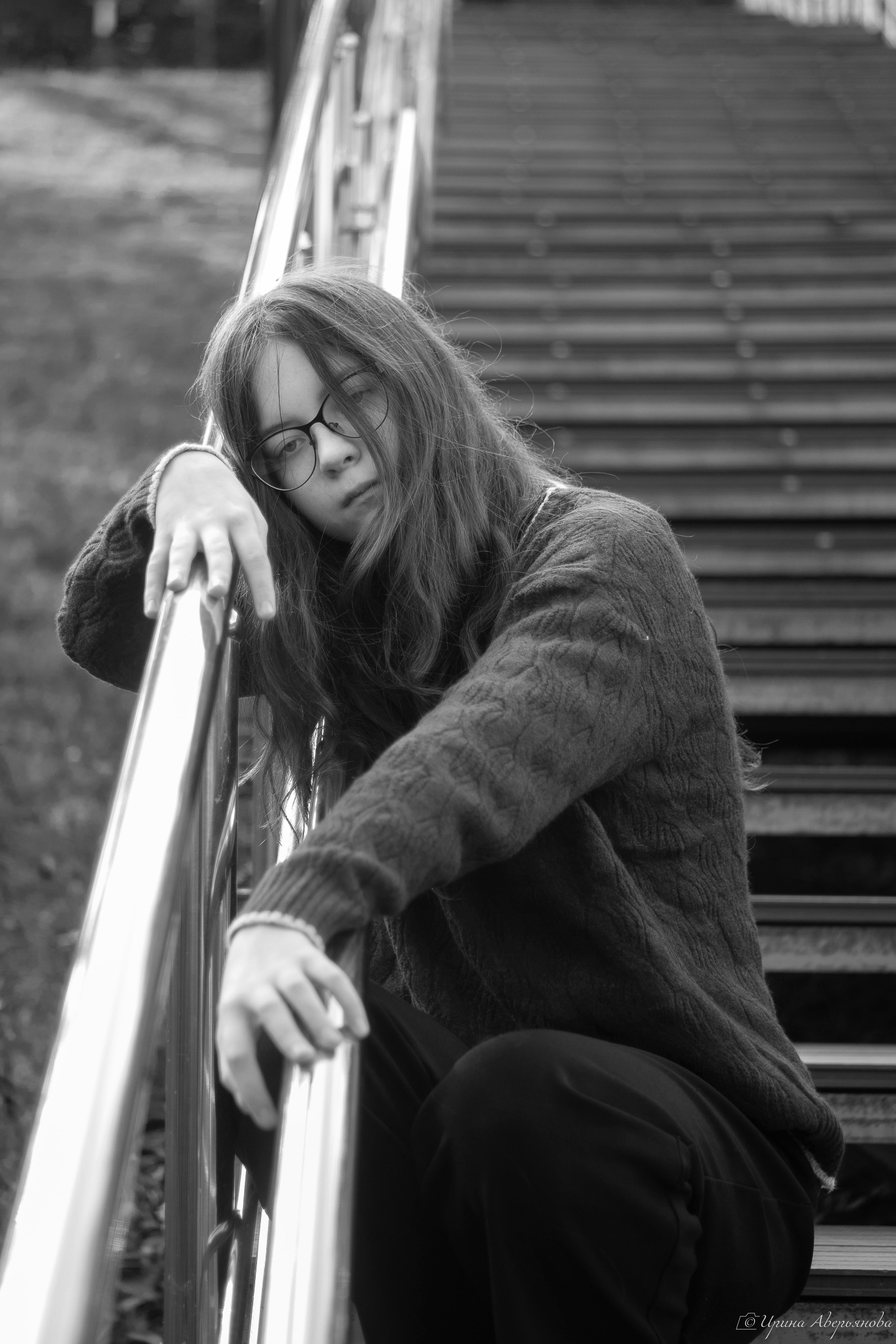 Фотосессия на лестнице. Фотограф в Ульяновске Ирина Аверьянова