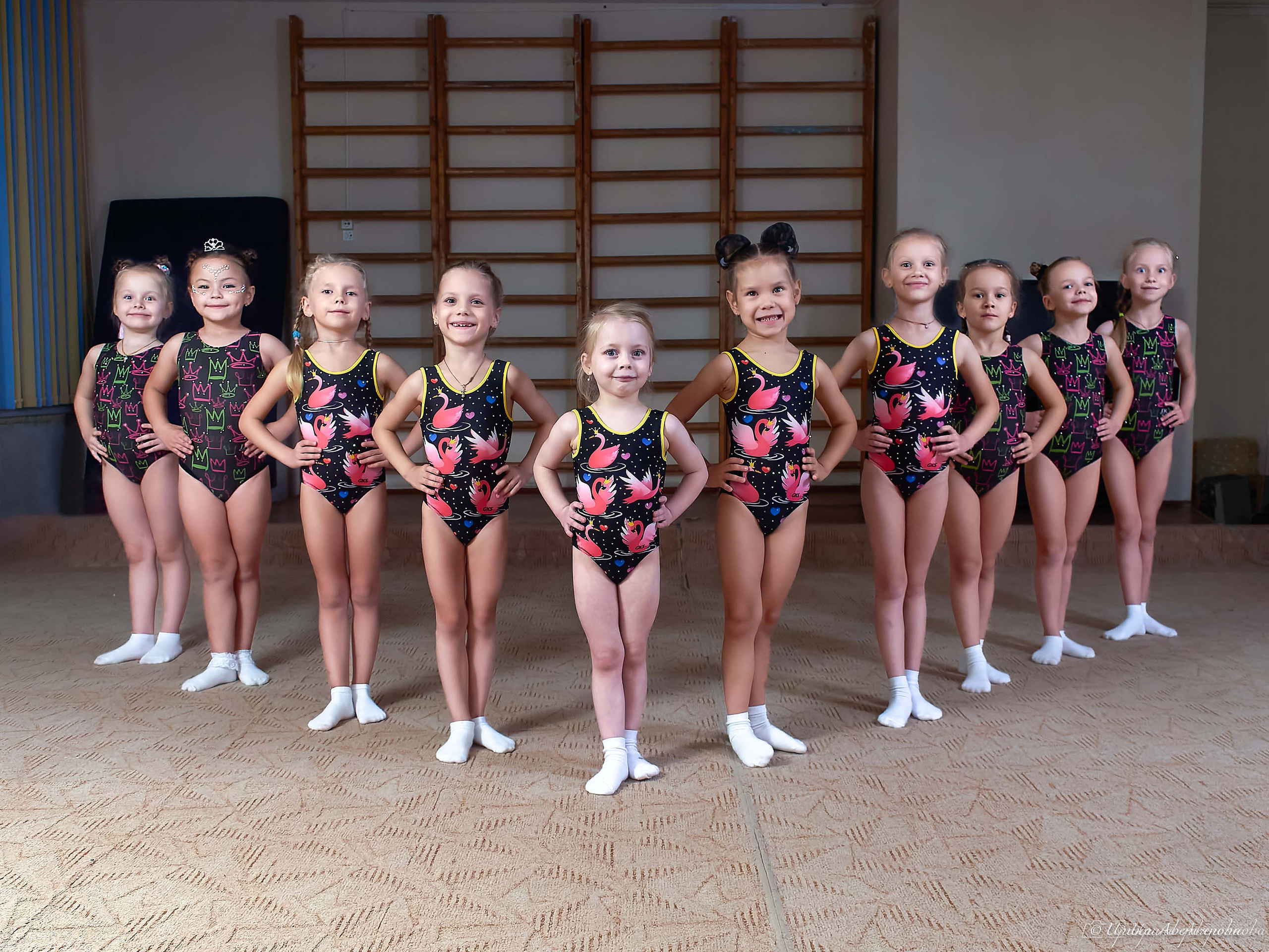 Фотосессия гимнасток в зале. Фотограф в Ульяновске Ирина Аверьянова