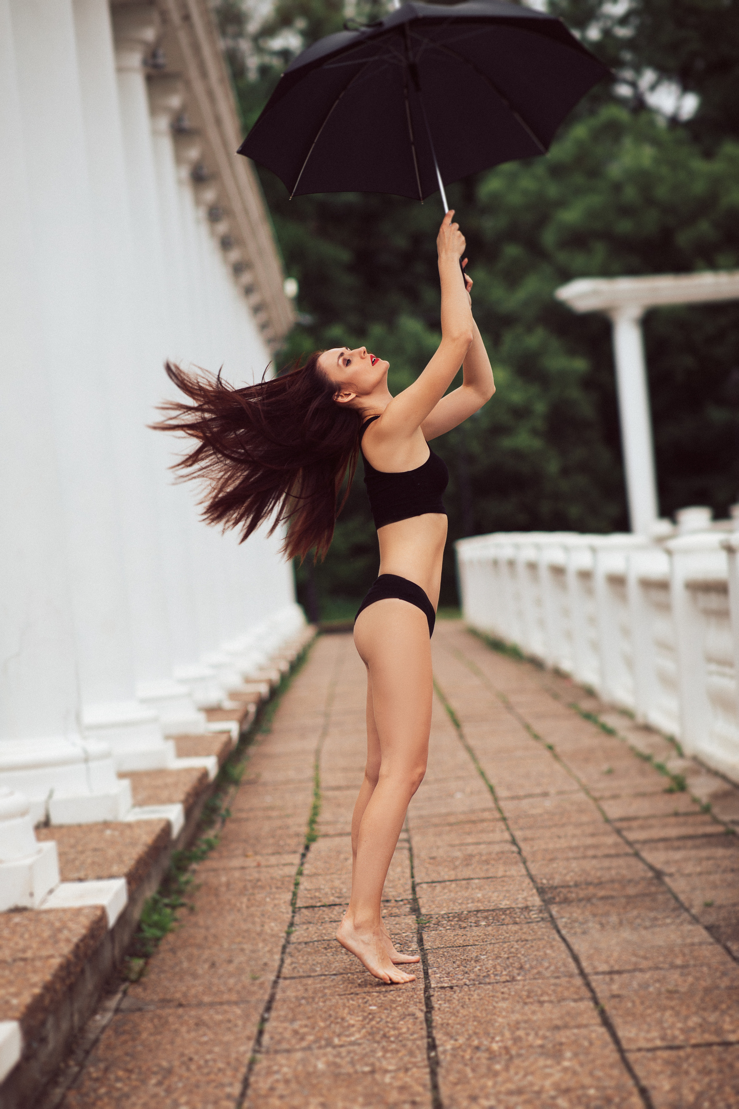 Алина, фотосессия с зонтиком. Главная