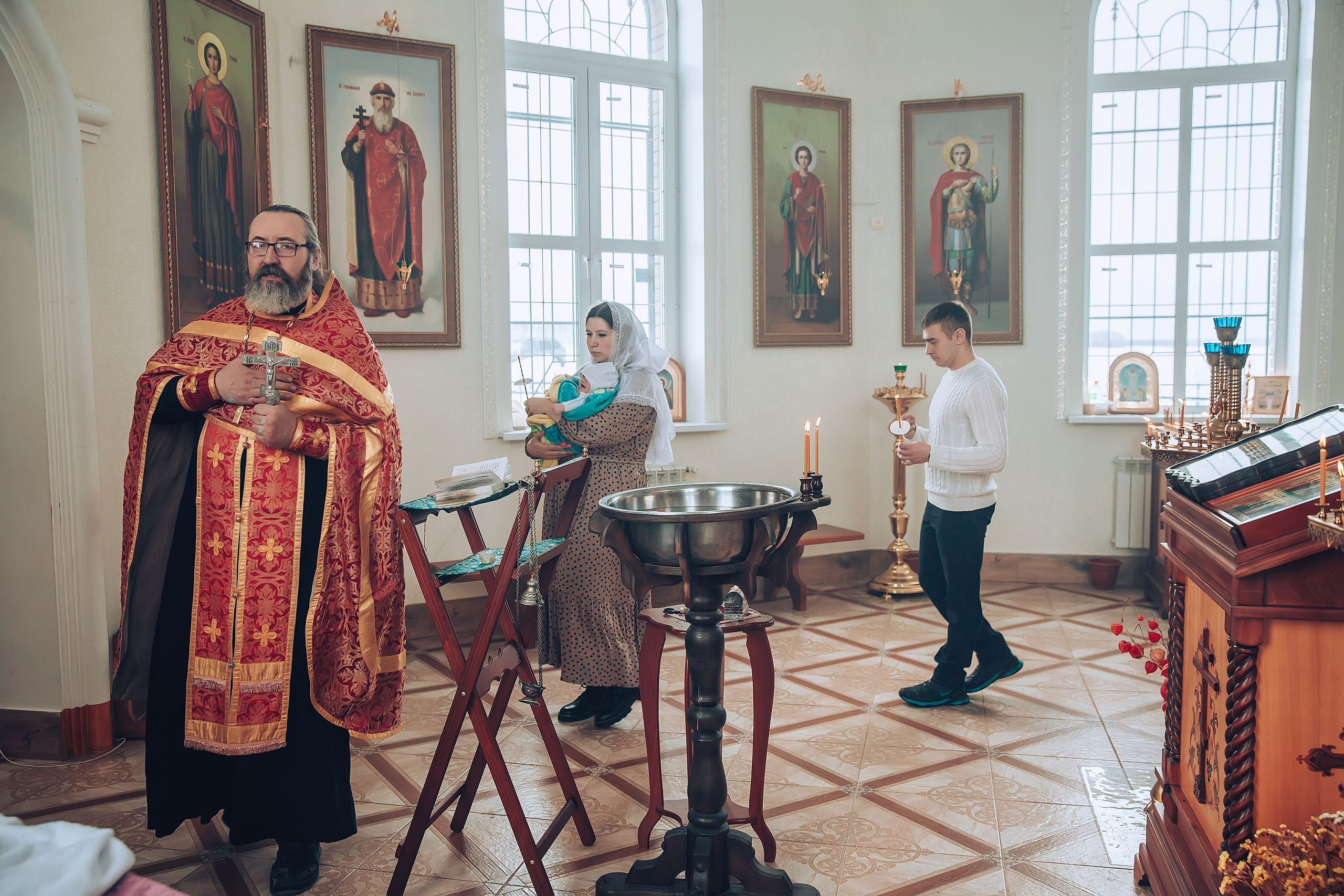 Крещение Анастасии. Школьный и детский фотограф Старожилово