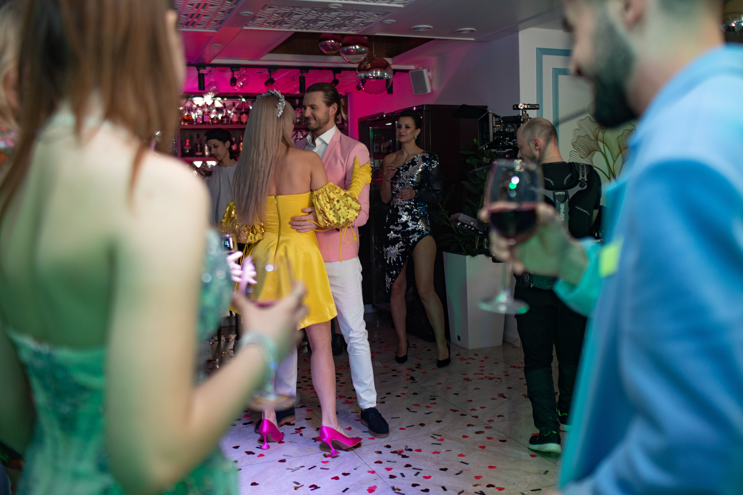 Съемка клипа Анни Калашниковой «Не ври мне в Риме». Art photographer Nino