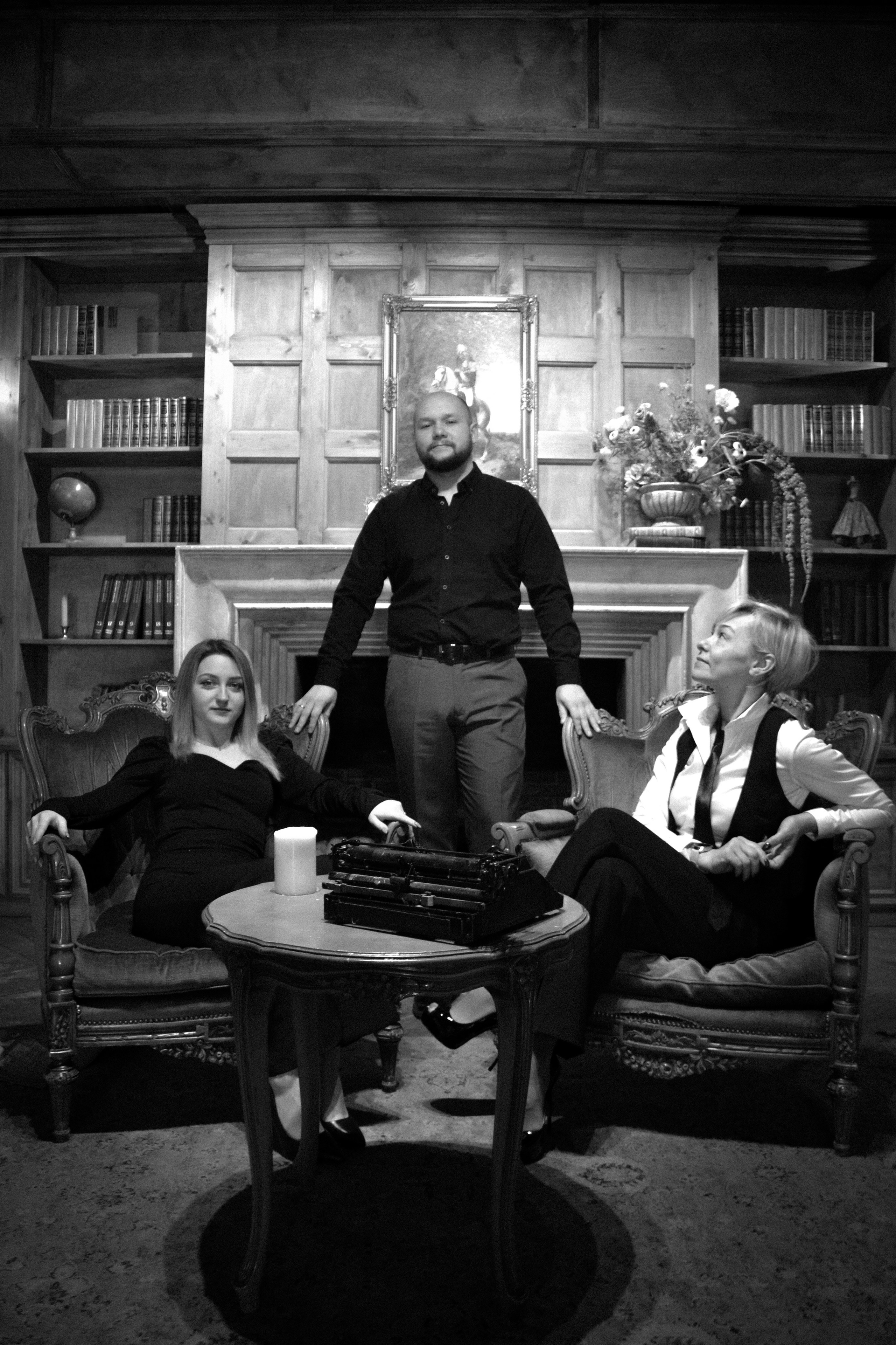 Family noir. Фотограф Анастасия Шай в Санкт-Петербурге