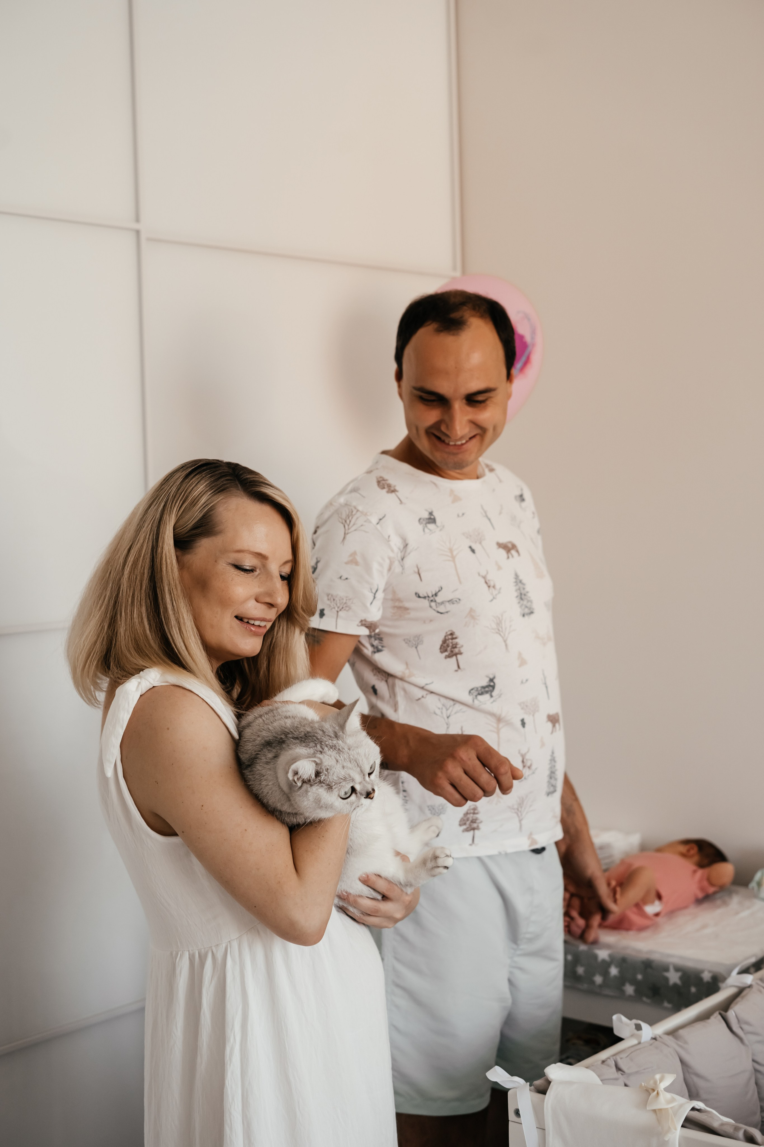 Первые дни Аси дома. Семейный фотограф в Томске Зарина Азизбаева