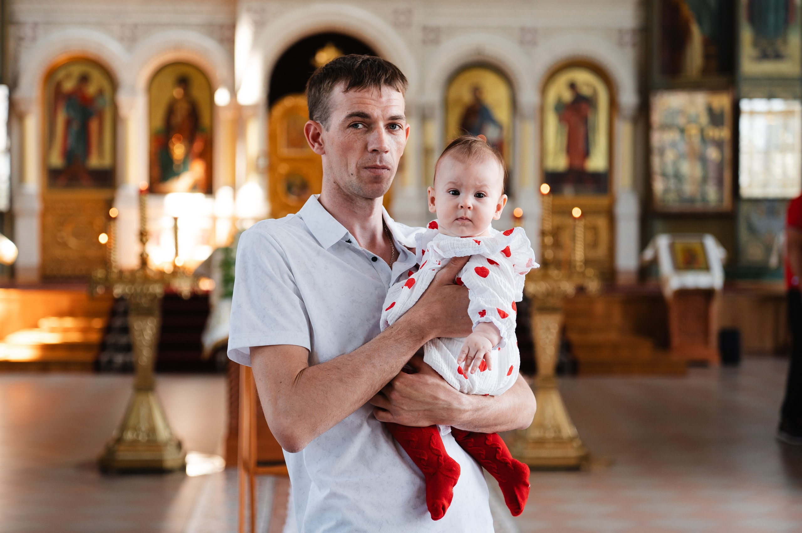 Таинство Крещения Дарьи (Храм Преполовения Пятидесятницы). Фотограф Ярута Оксана / Ростов-на-Дону
