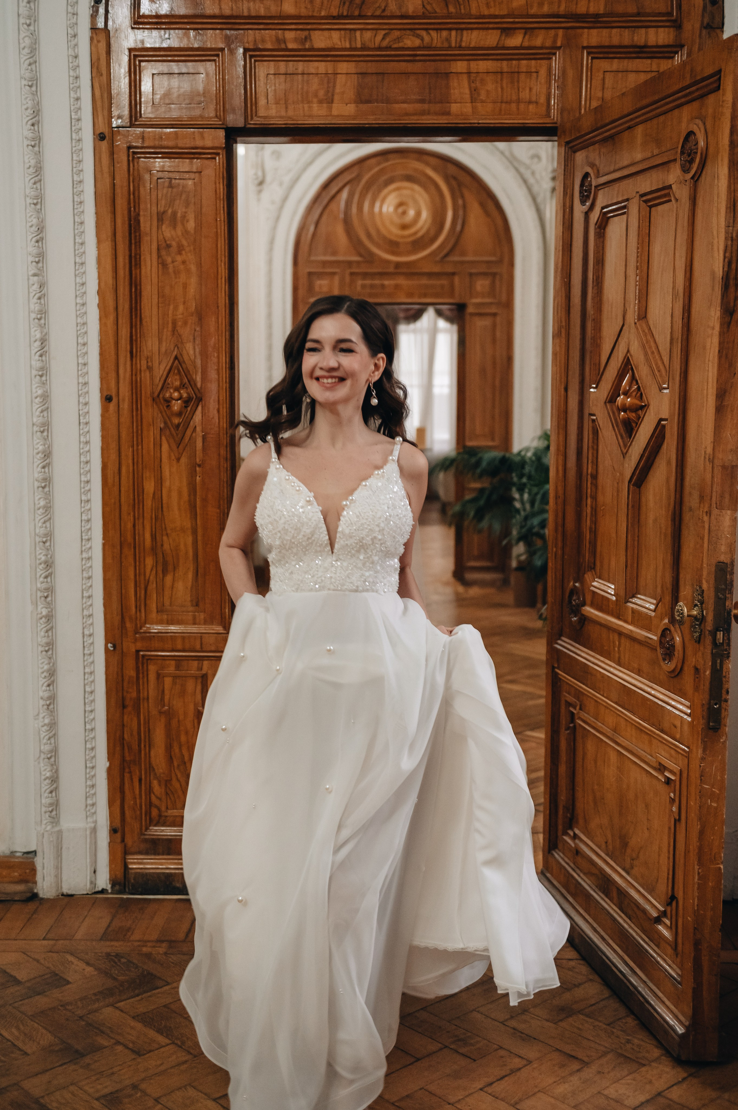 Свадебная фотосессия в библиотеке им. Пушкина. Портретный фотограф Москва Светлана Кашура