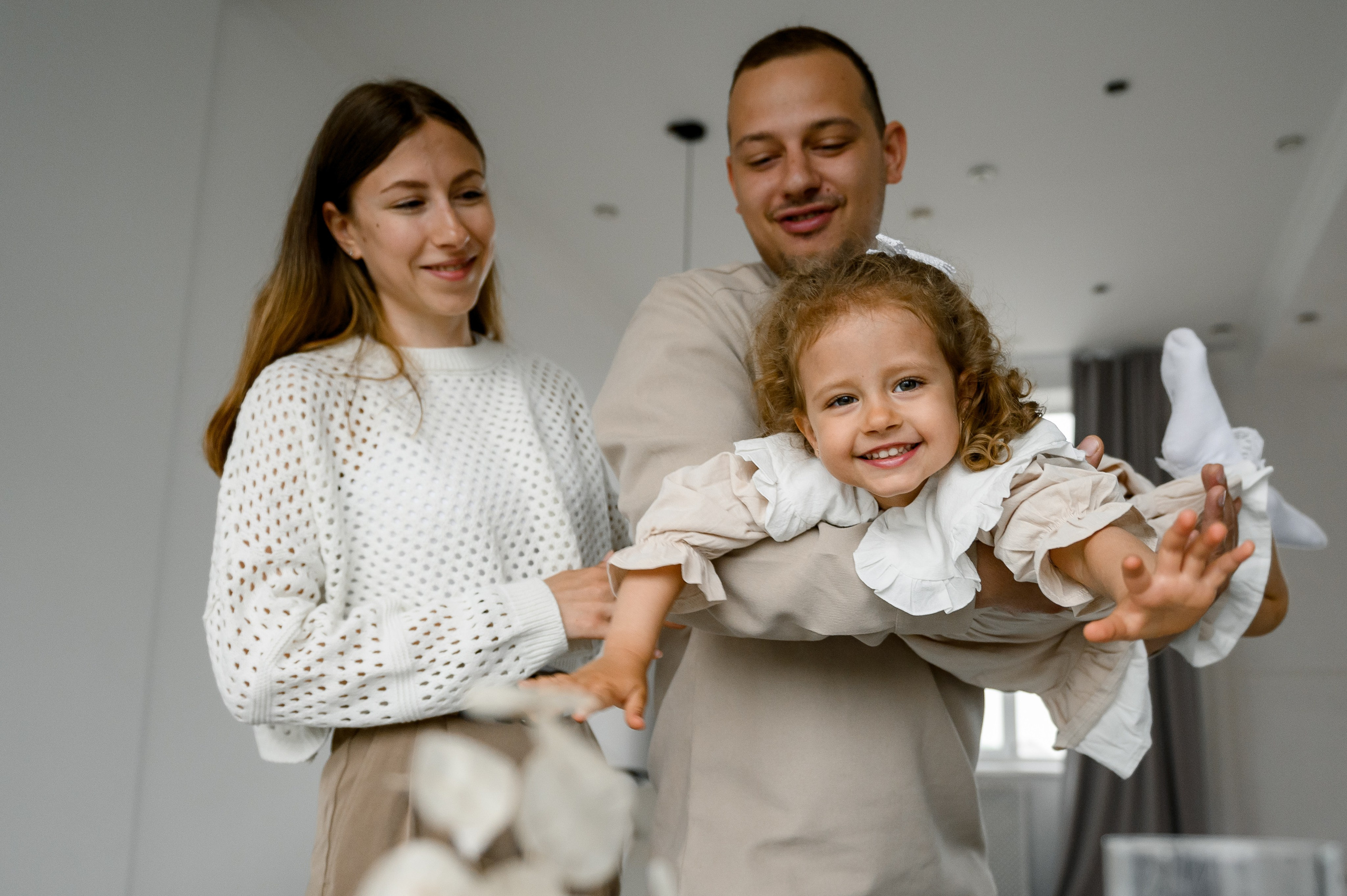 Очаровательная Ева с родителями. Свадебный и семейный фотограф в Ставрополе Роман Иванов