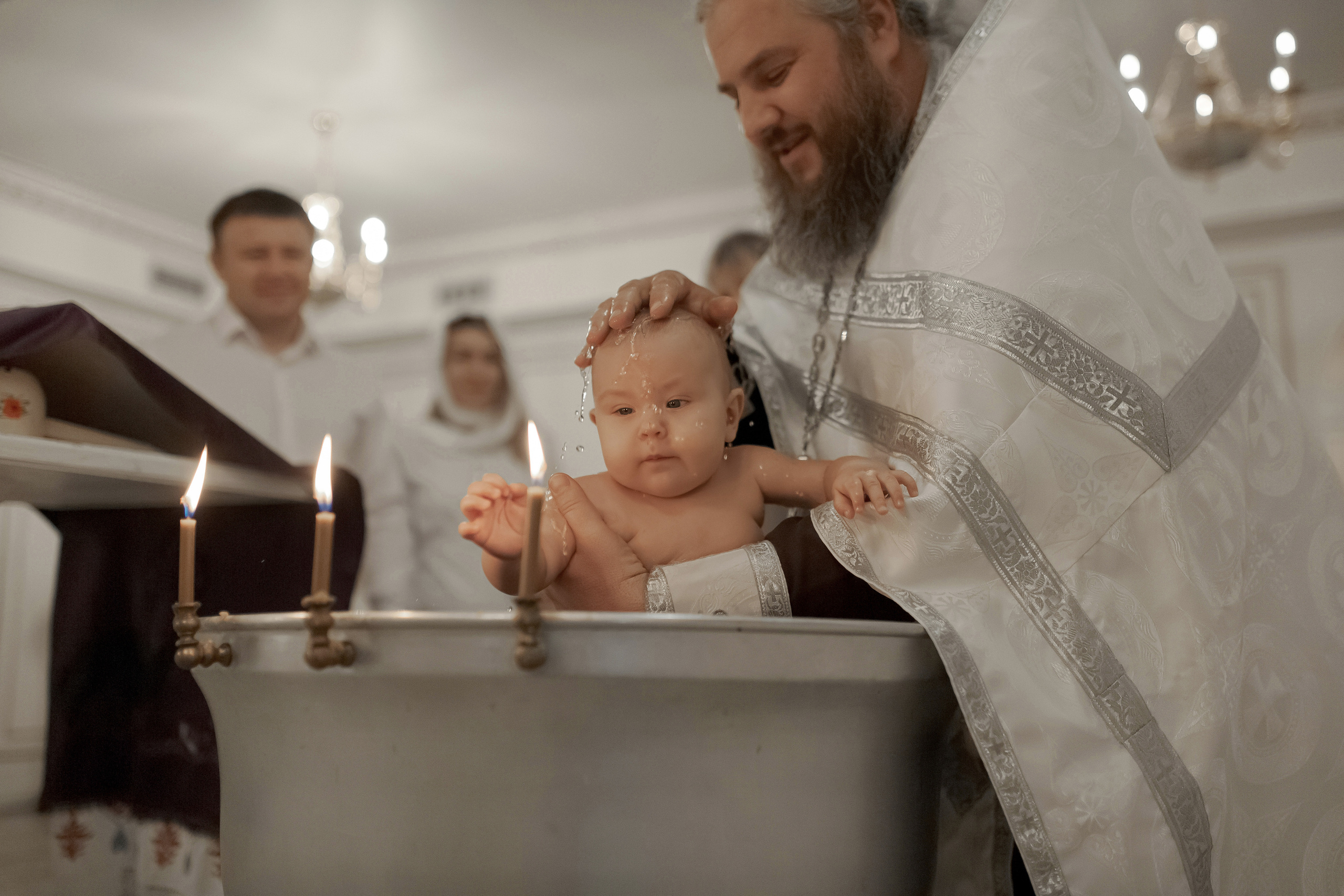 Крещение Софии. Фотограф на Крещение и Венчание в Ташкенте