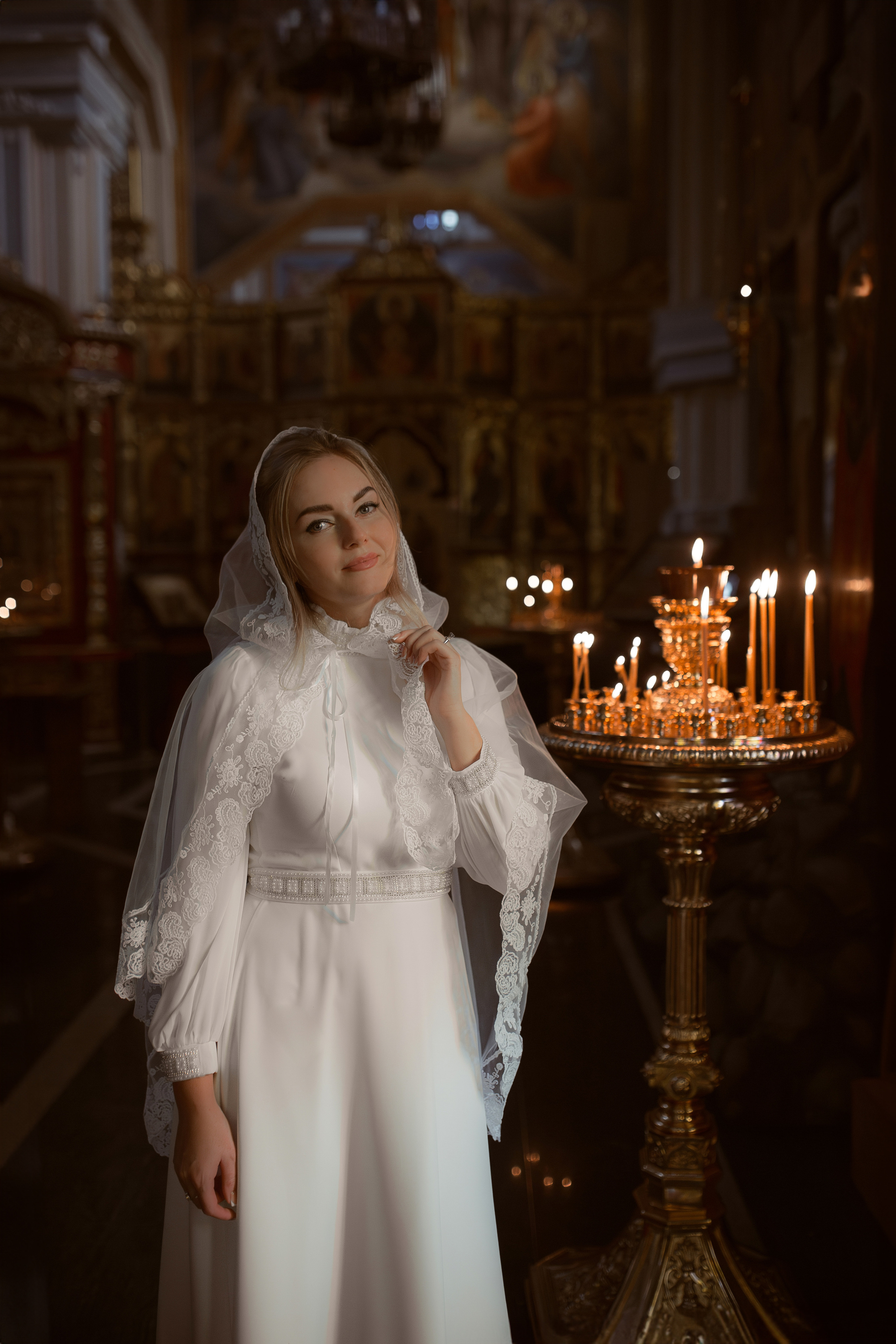 невеста перед венчанием в Ташкенте