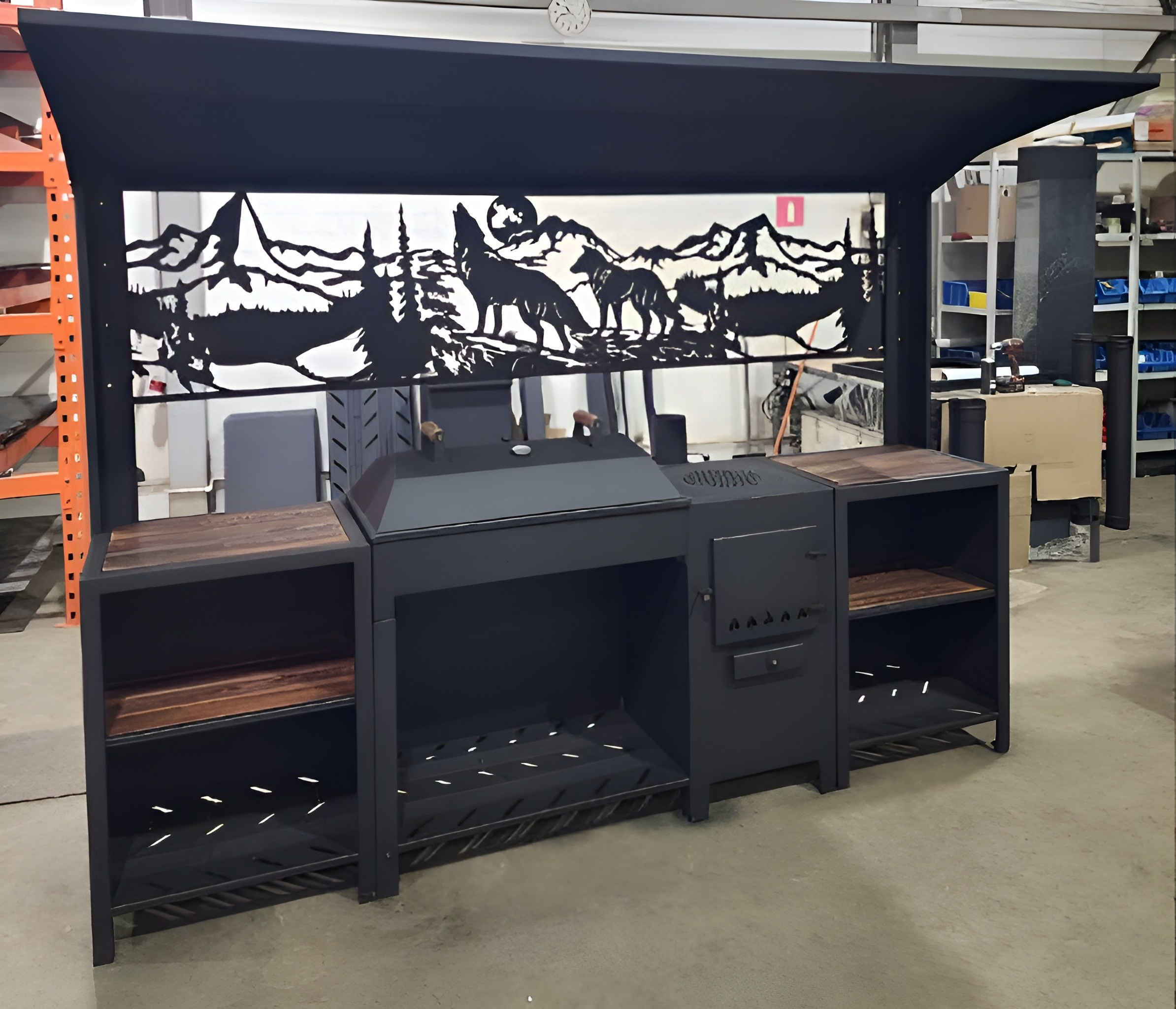 Панно. Купить / заказать мангал для дома в Краснодаре от производителя «Дарбин»