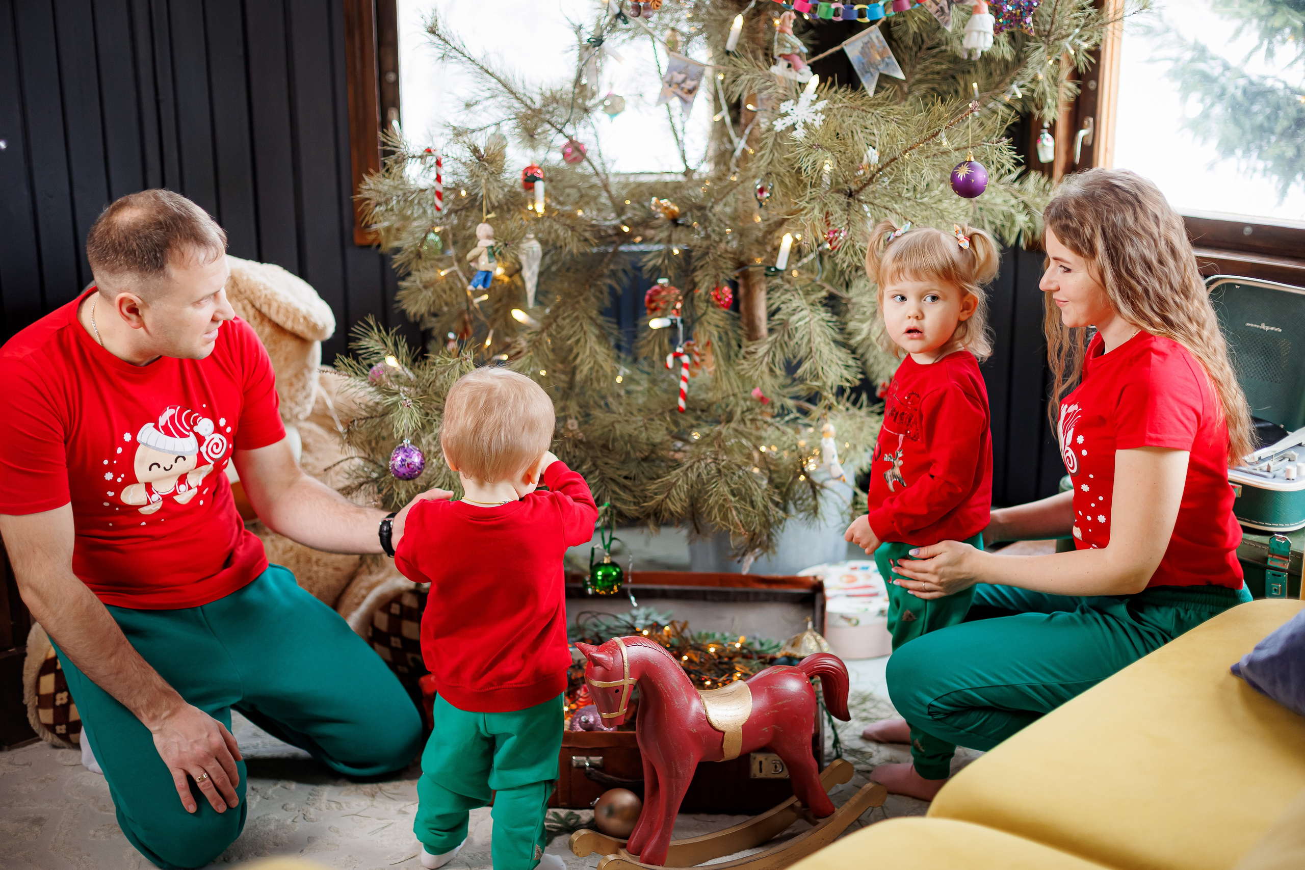 Предновогодняя история в Иславском. Семейный и детский фотограф Комина Елена, Власиха, Одинцово