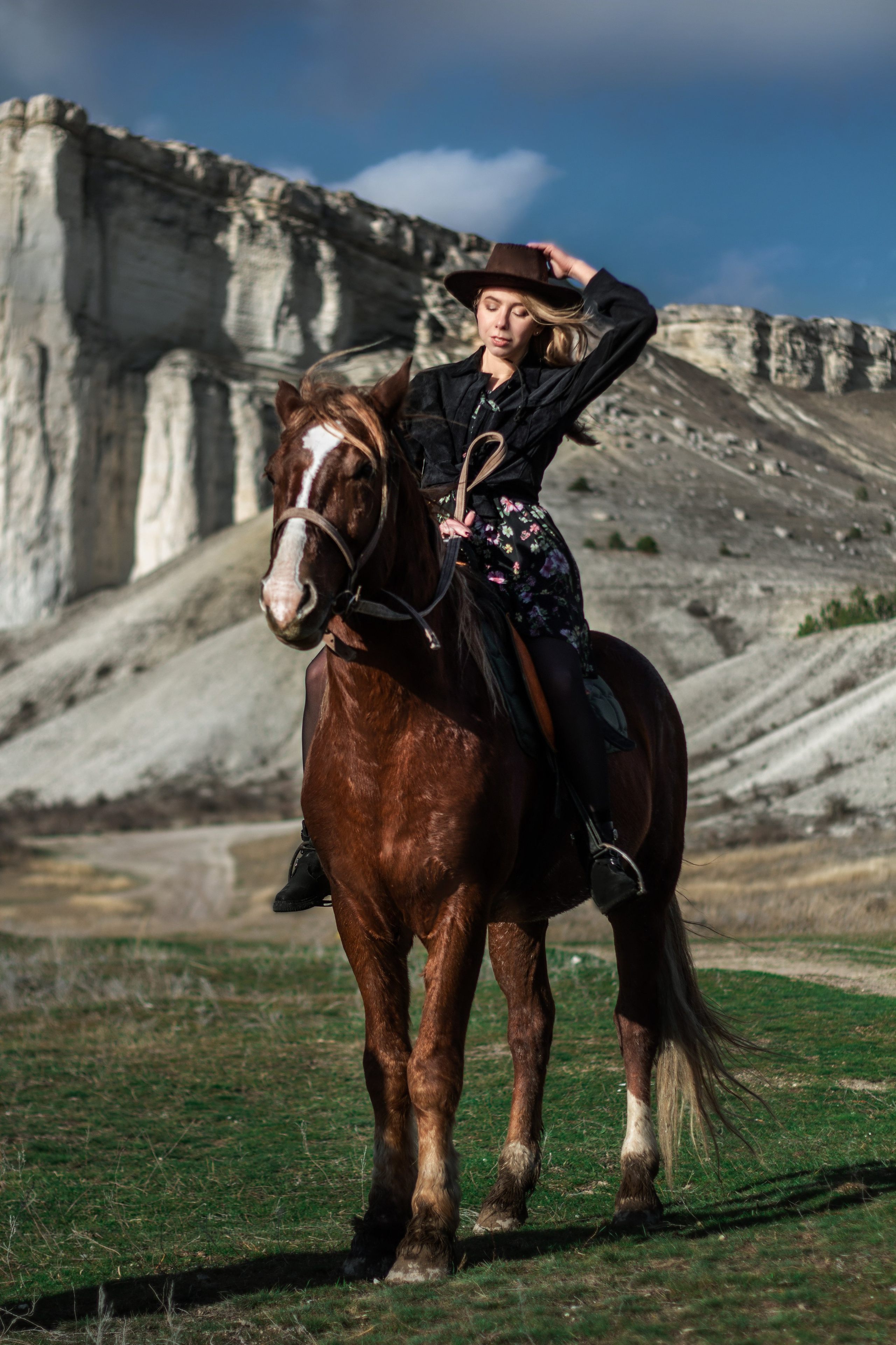 Настя. Белая скала. Кантри. Фотограф Симферополь | Катерина Ищук
