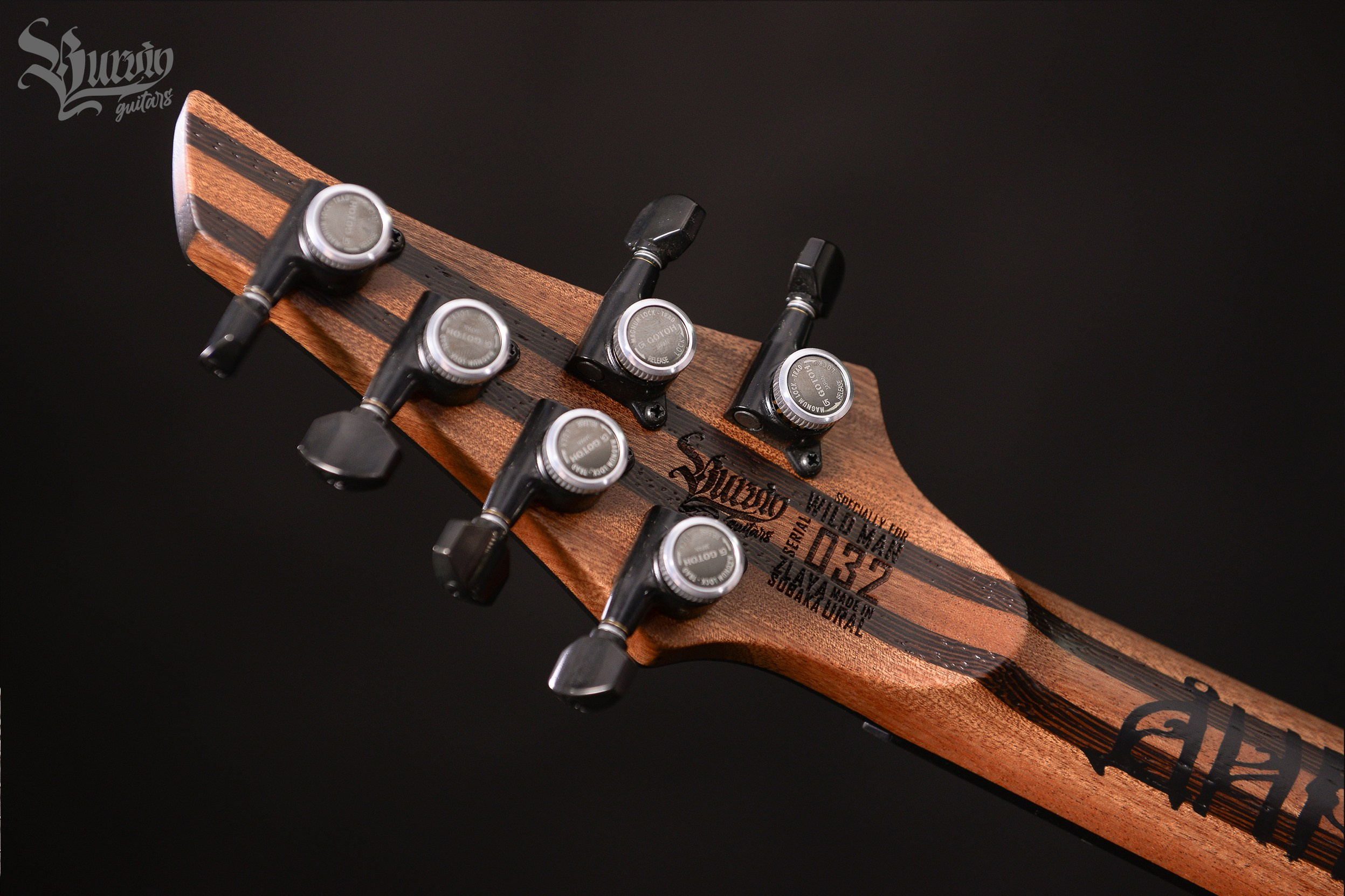 032 ZLAYA SOBAKA. Master of making guitars and basses to order