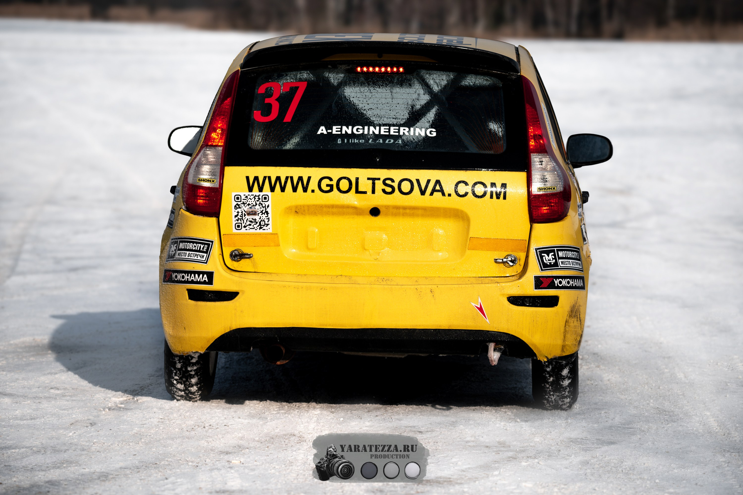 Тренировочный день на ледовой трассе. Yaratezza production