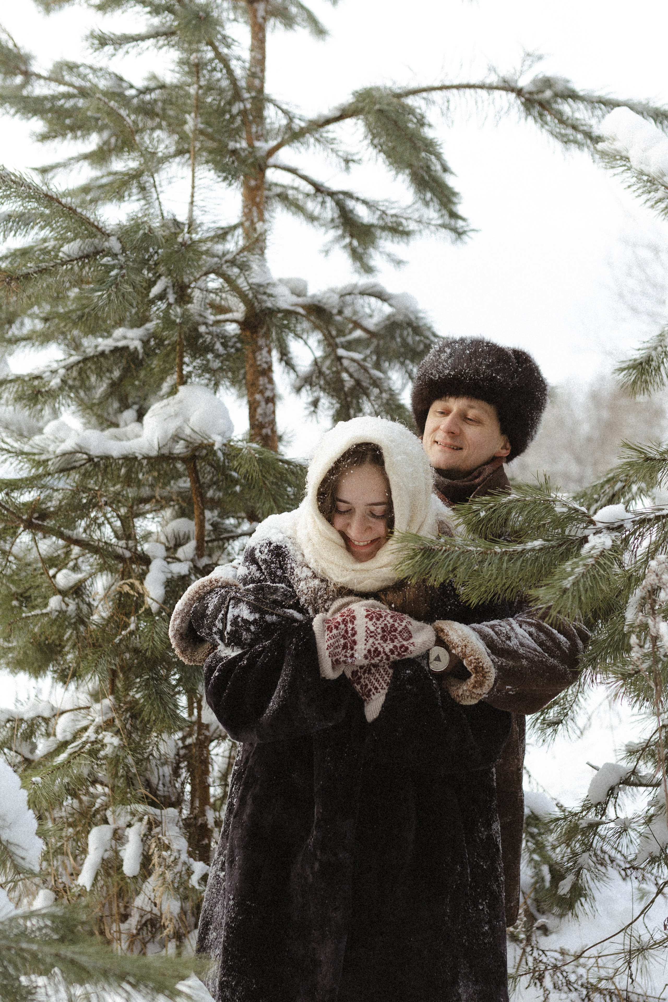 Зима не холодная, когда рядом свои. Семейный фотограф в Москве Алина Савченко