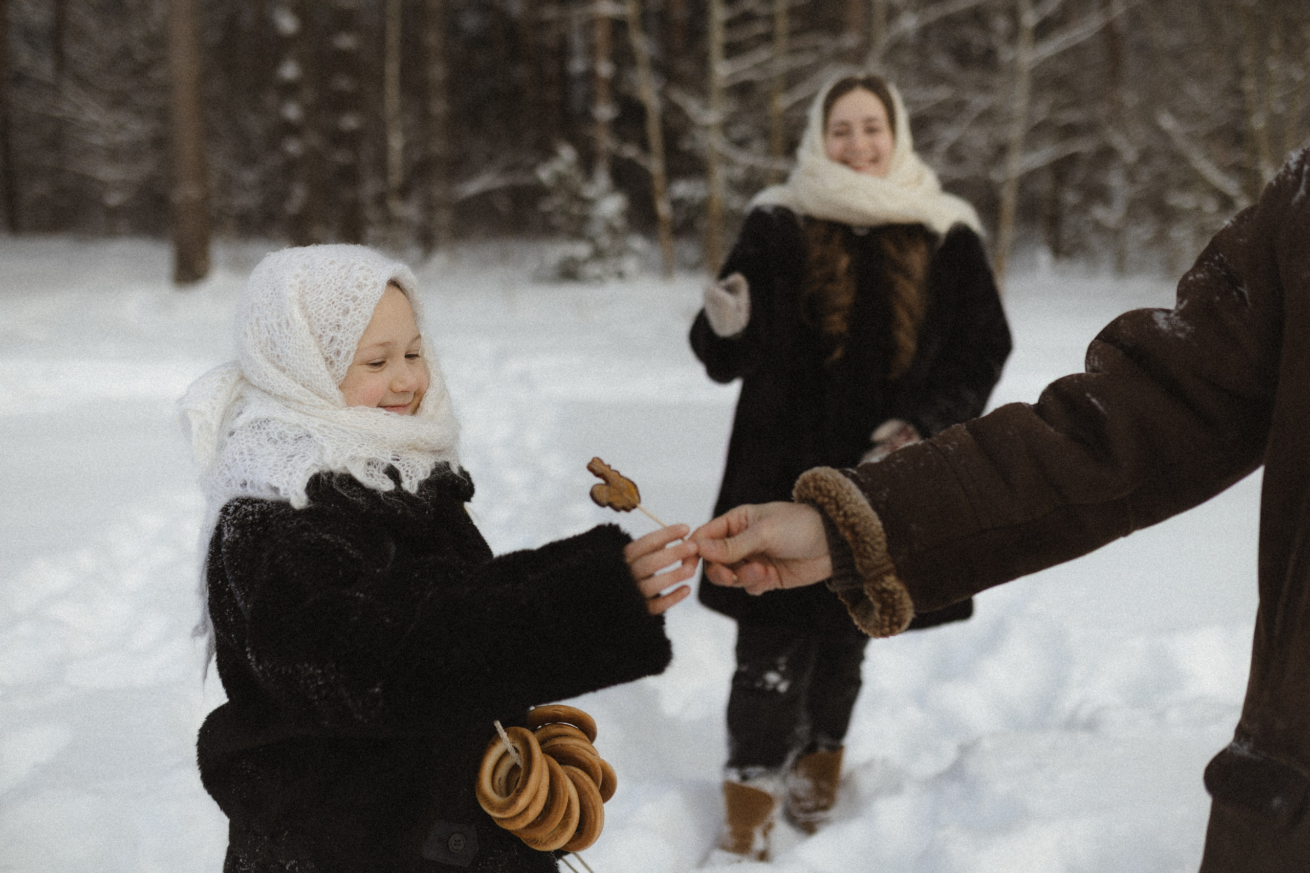 Зима не холодная, когда рядом свои. Семейный фотограф в Москве Алина Савченко