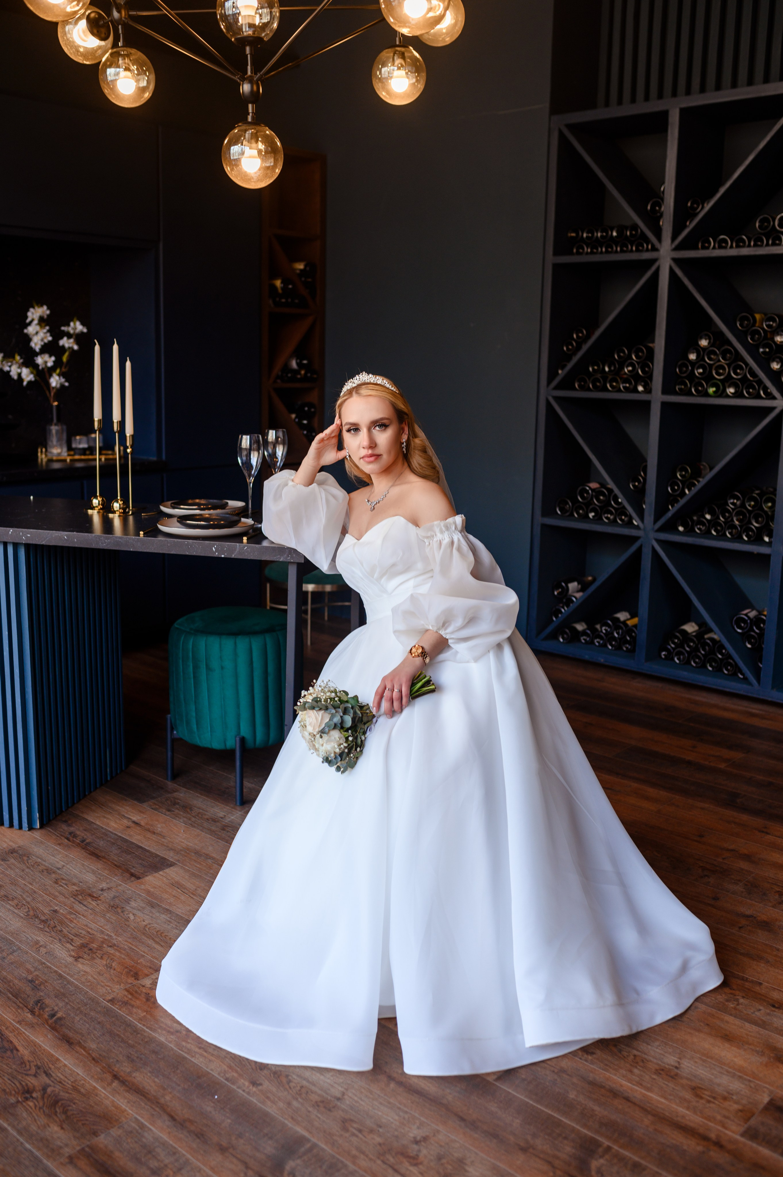 Свадебная фотосессия в фотостудии Аврора зал Эклипс. Семейный и свадебный фотограф в Донецке и Макеевке Дяченко Наталья