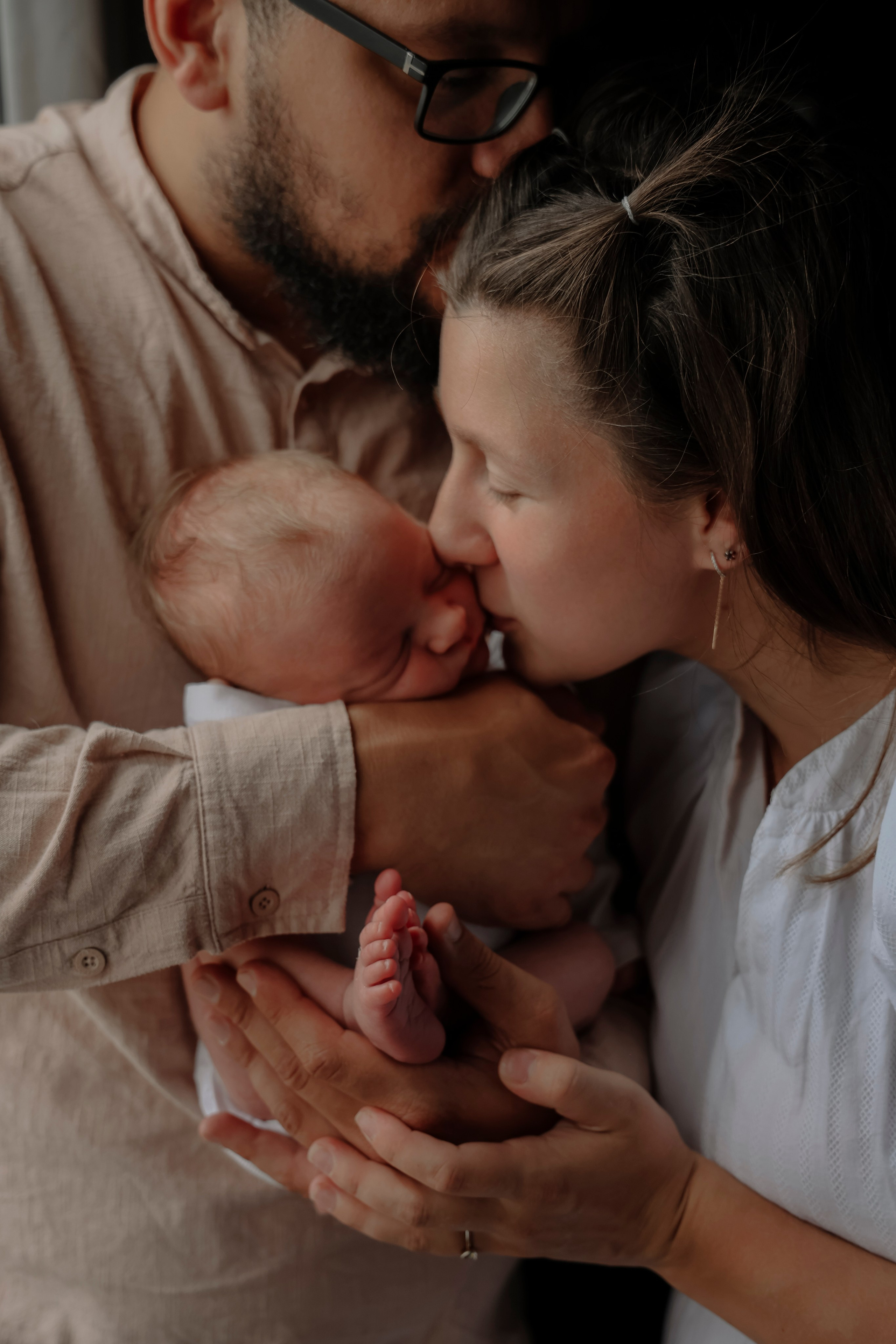 Настя Руслан София Ратмир. Фотограф новорожденных