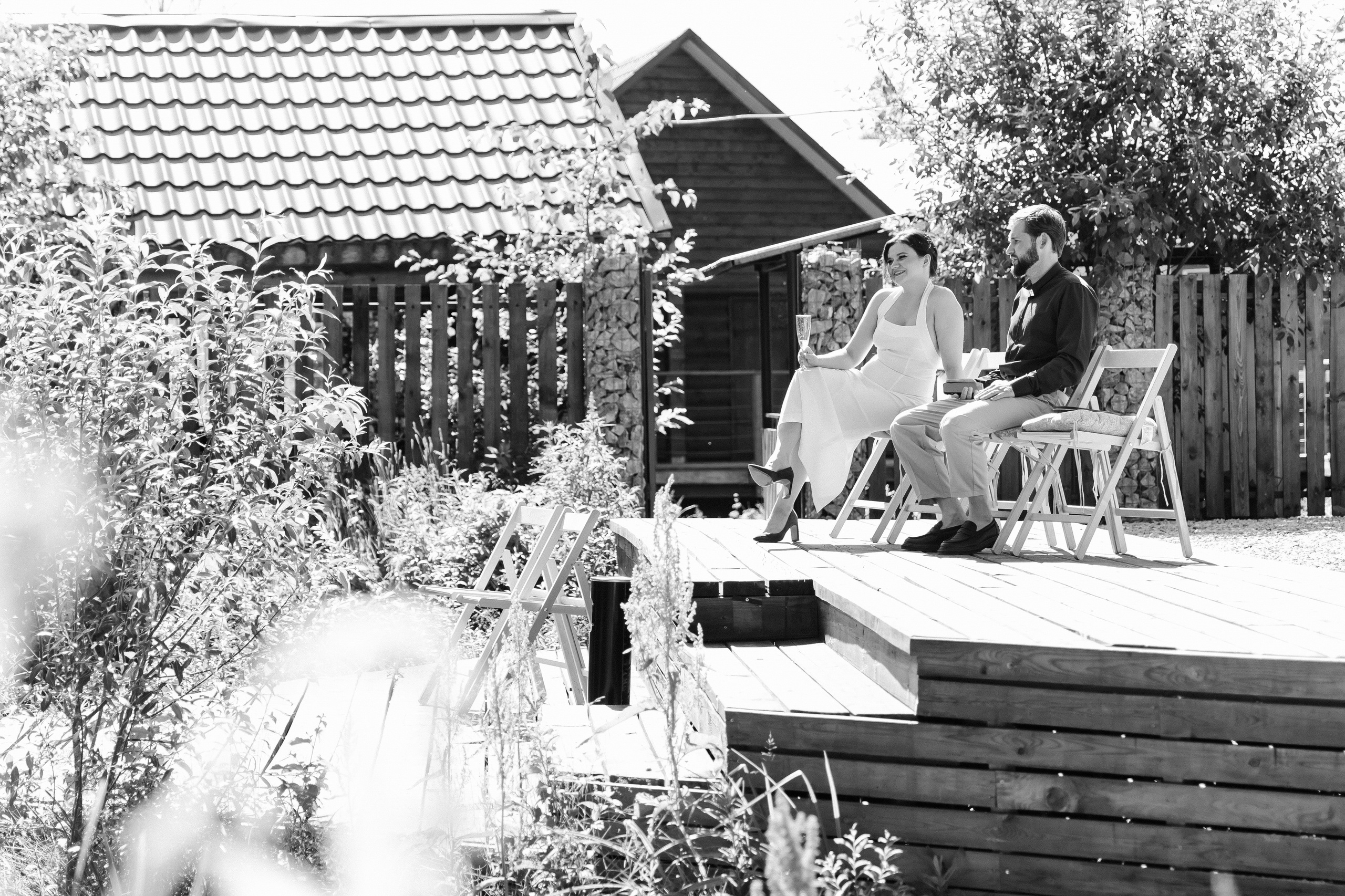 Плюс тридцать градусов на лужайке. Фотограф Андрей Куськало