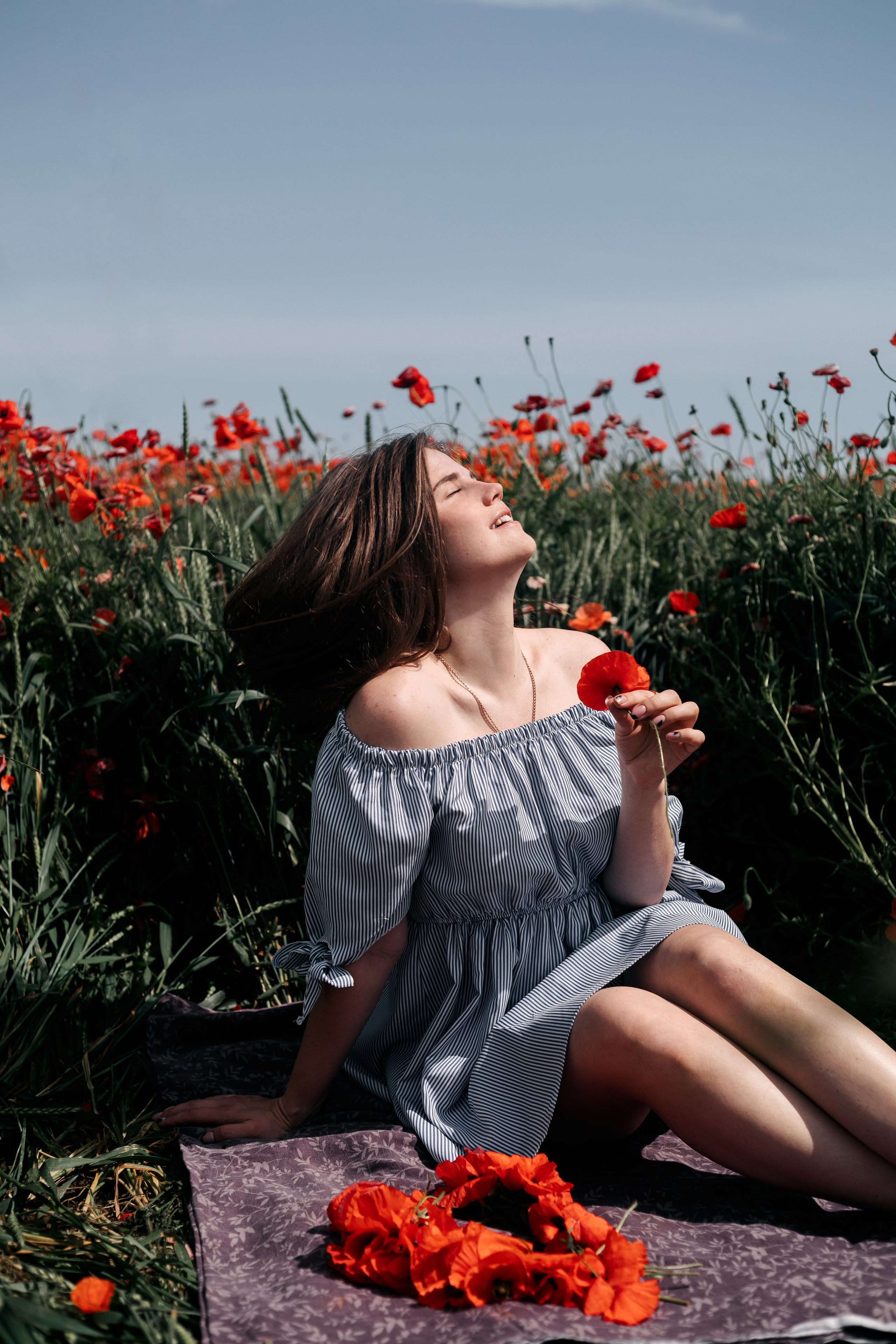 Фотосессия в маковом поле. Свадебный и семейный фотограф в Краснодарском крае Мария Данилкина