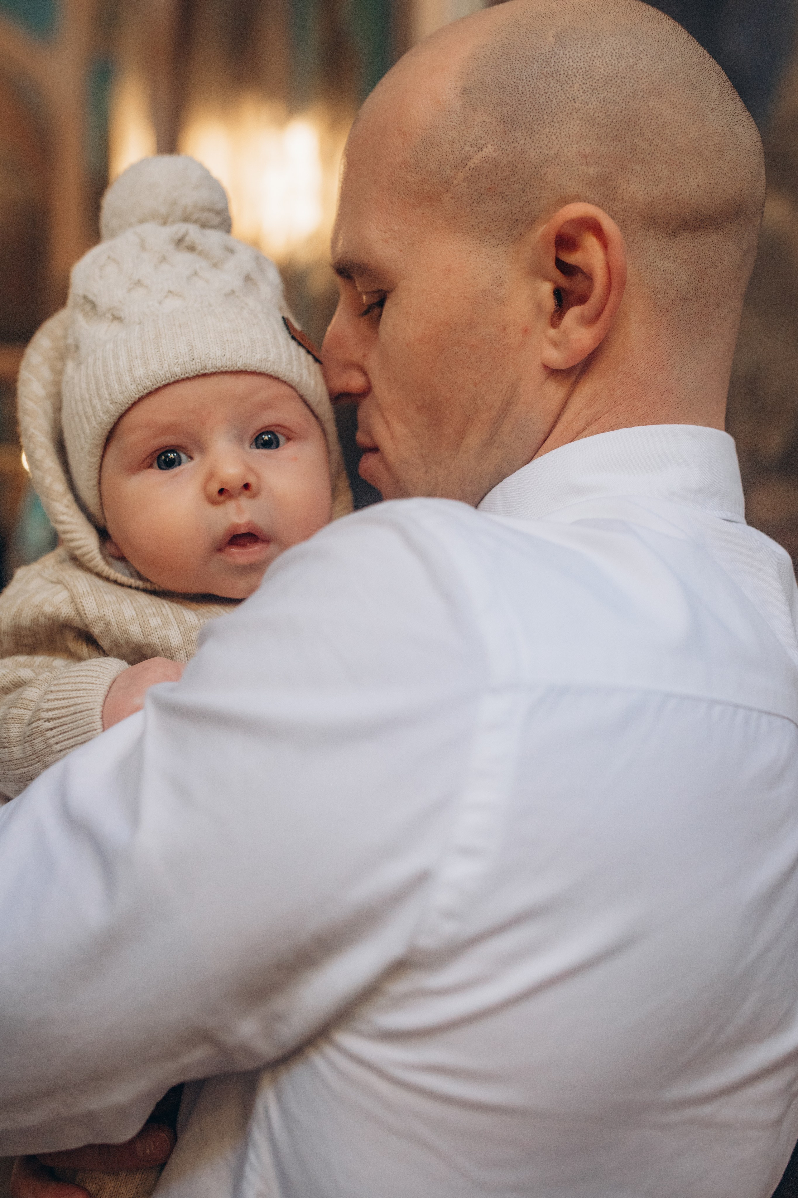 Крещение Михаил. Семейный и домашний фотограф в Москве и МО Королева Валерия