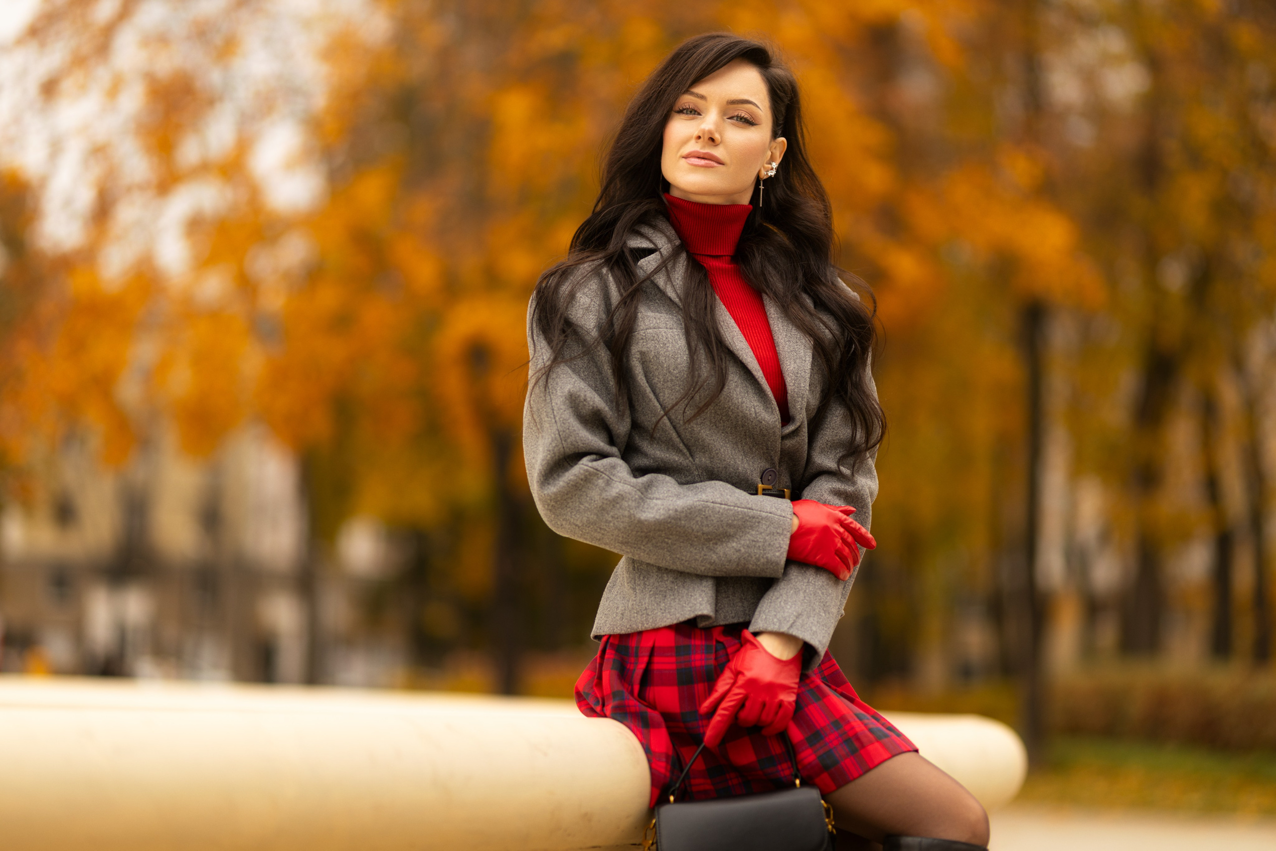 Фотосет с Екатериной в парке на осеннюю тему для «себя»
