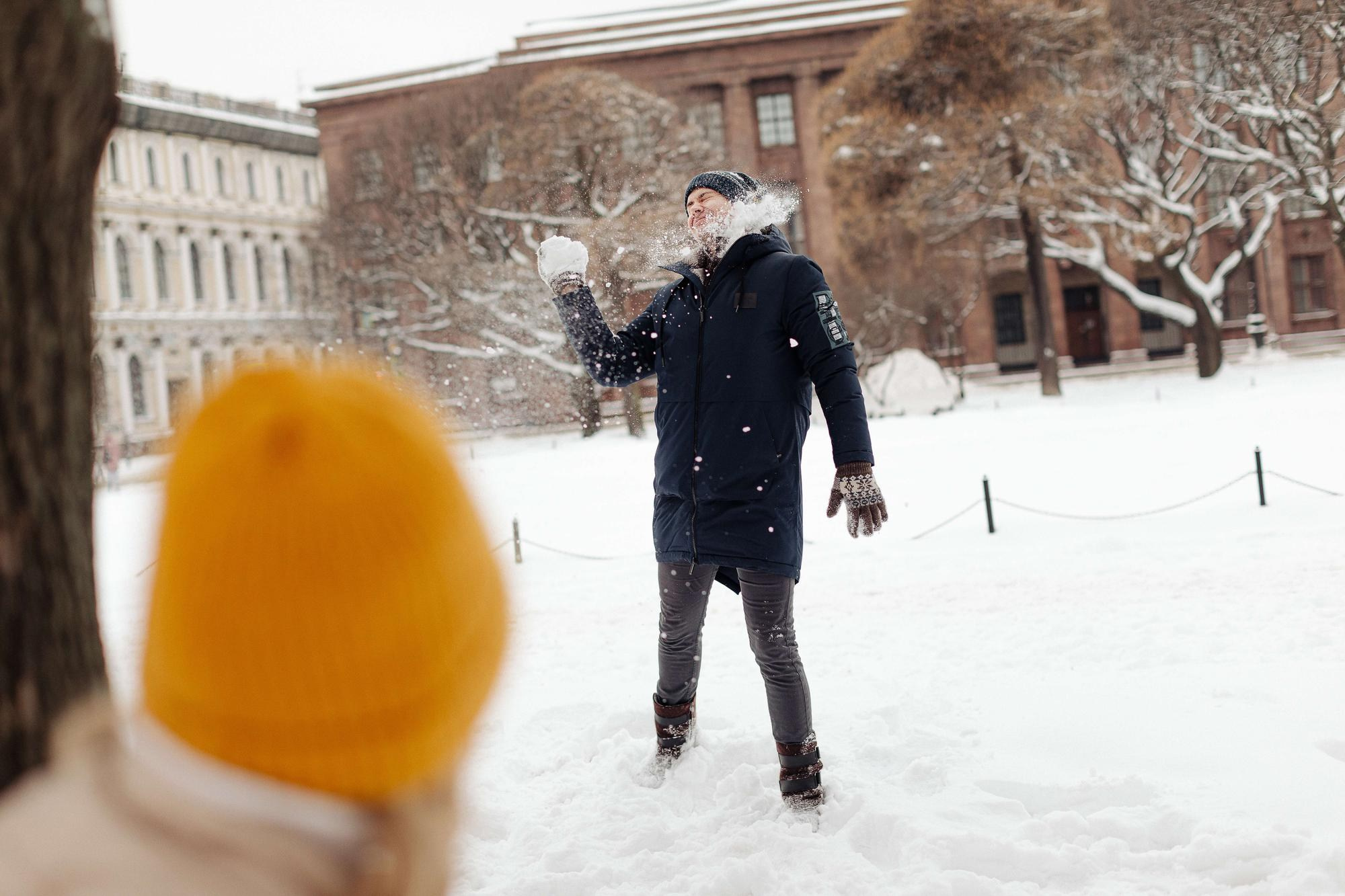 Фотосессия лав стори Андрея и Лизы в СПб
