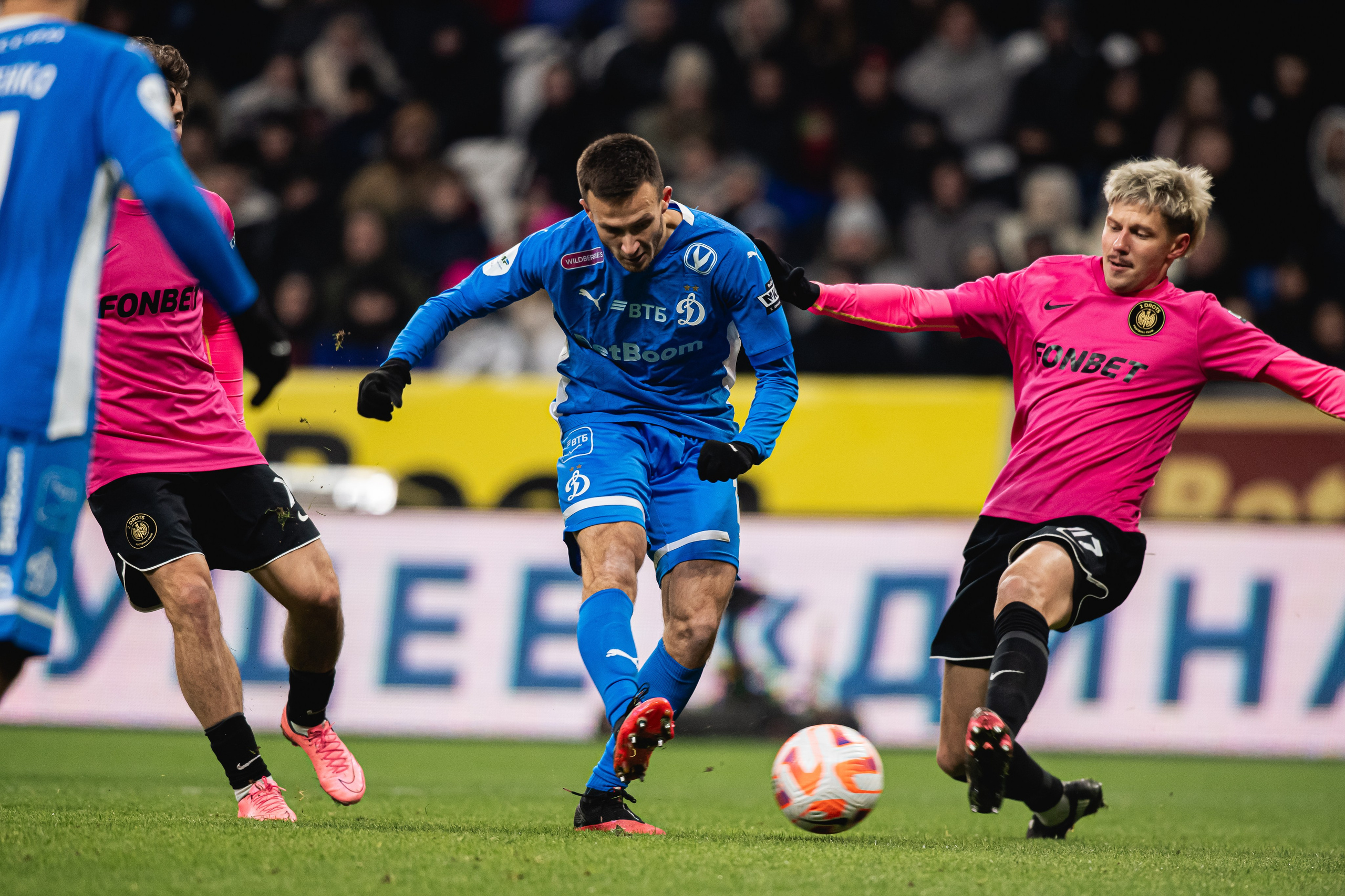 “Winline killer media football”, Dynamo — 2Drots (2-1), 11/18/2023. Фотограф Кирилл Сафонов