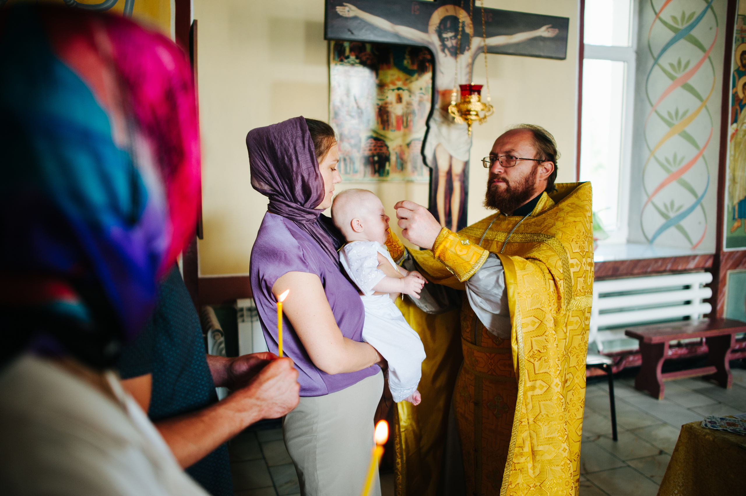 Крестины Глеба. Свадебный и семейный фотограф в Сергиевом Посаде, Москве и Московской