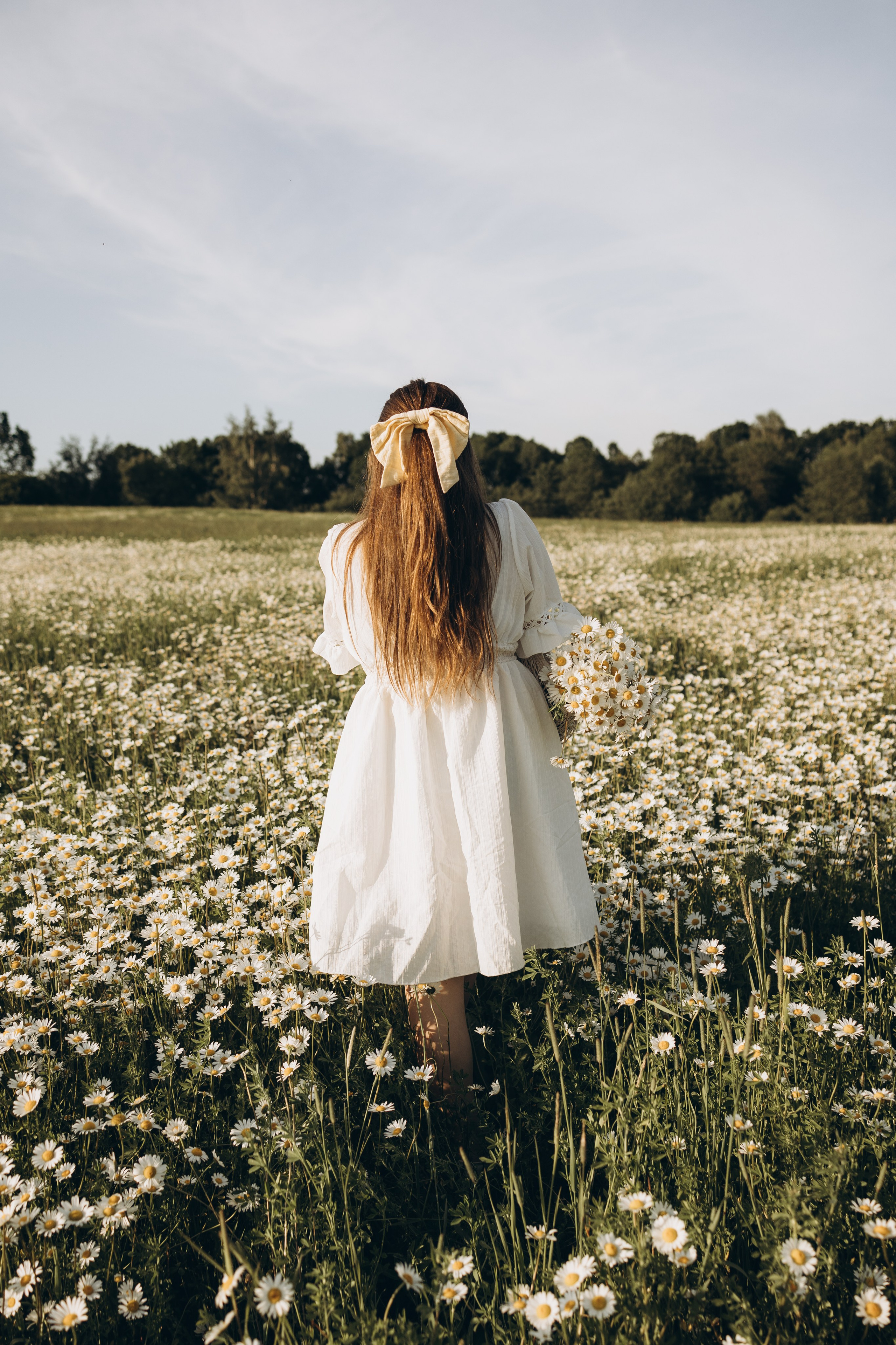 Маша и ромашки. Семейный фотограф в Москве Виктория Ястребинская