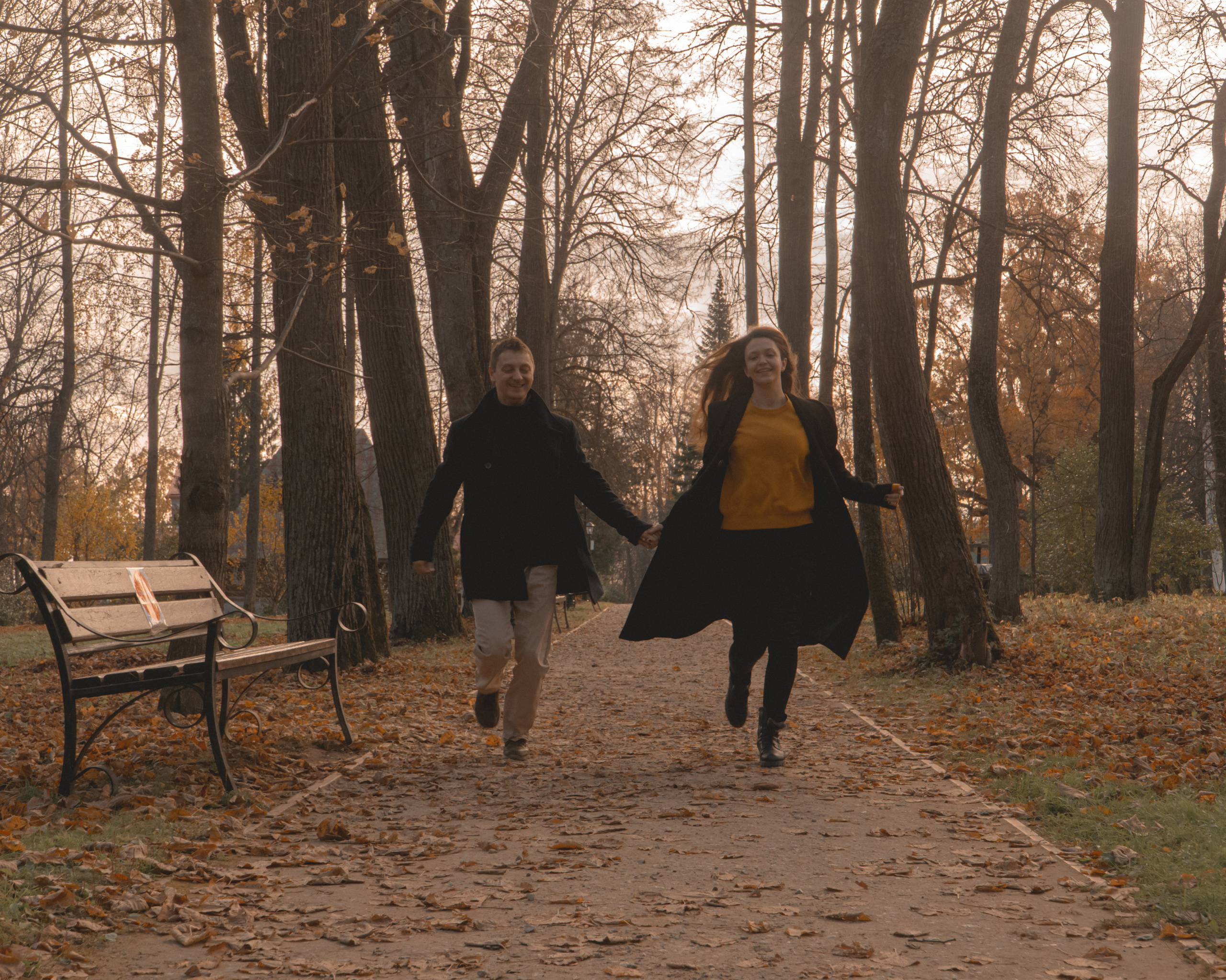 осенняя фотосессия в усадьбе