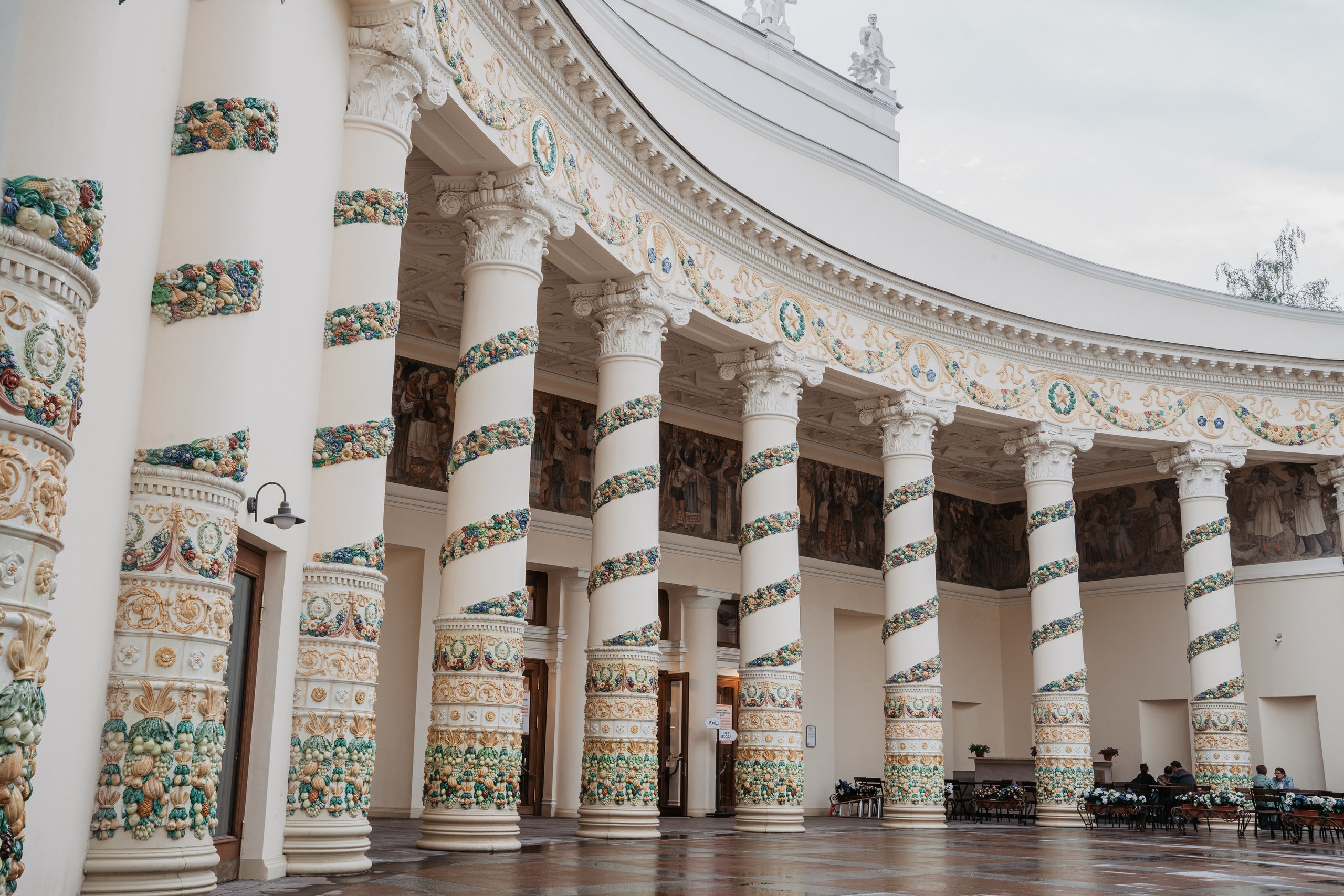 архитектурная съемка павильона Беларусь на ВДНХ