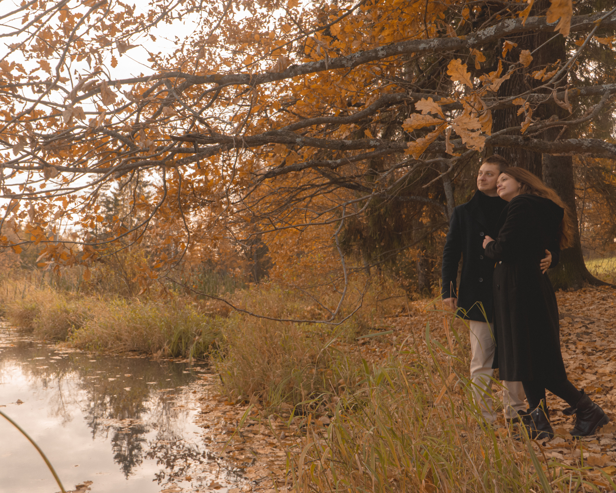 осенняя фотосессия в усадьбе