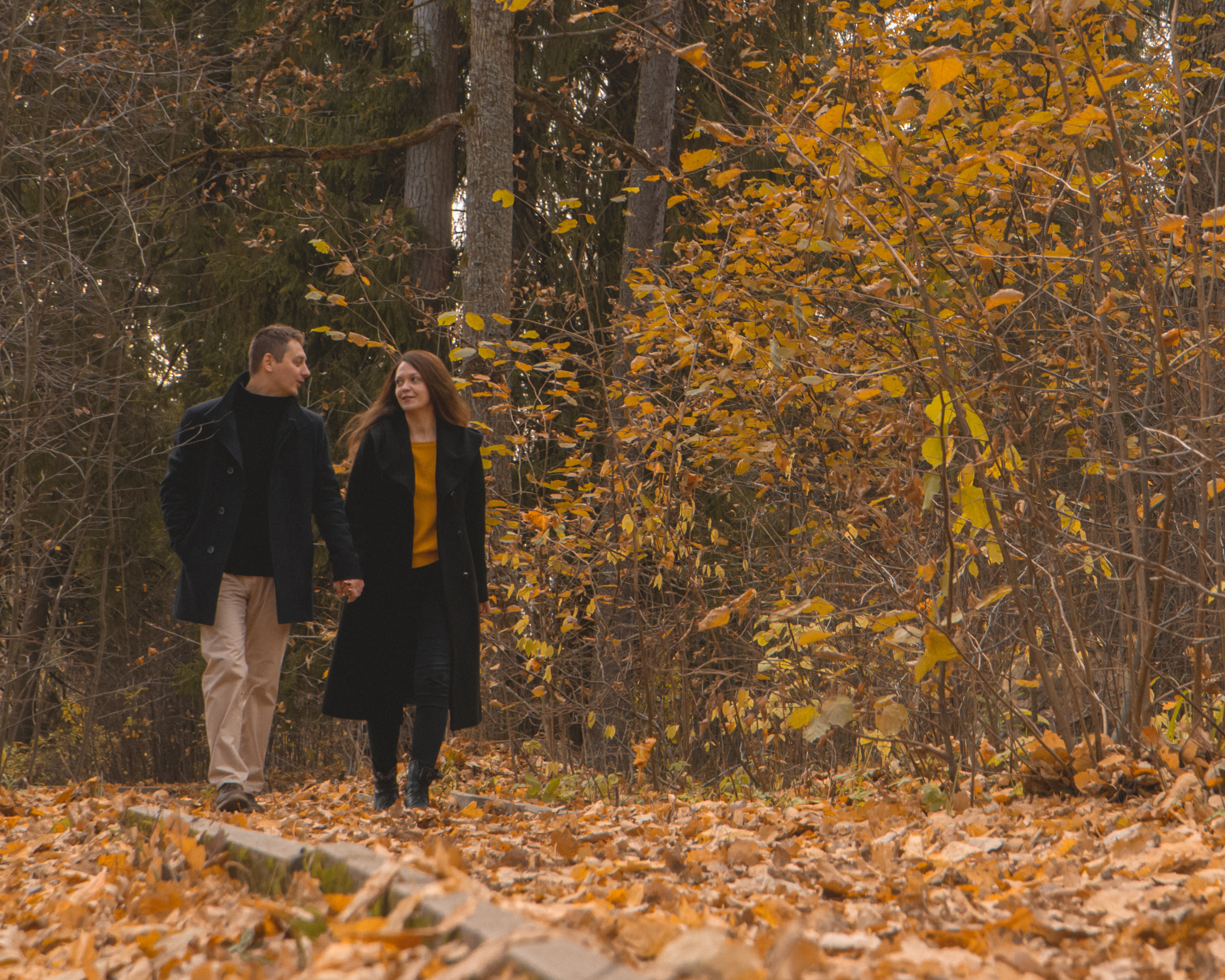 осенняя фотосессия в усадьбе