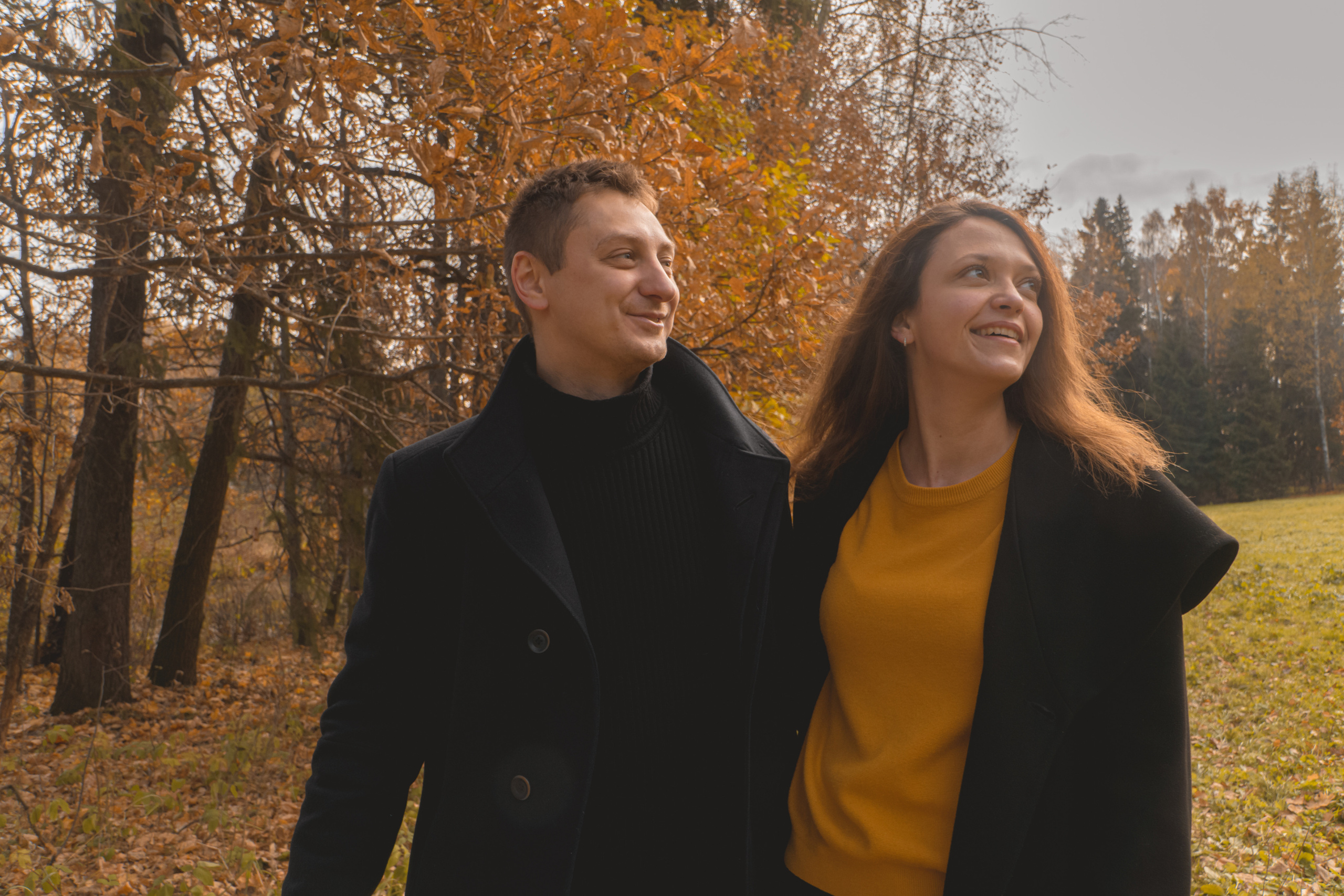 осенняя фотосессия в усадьбе